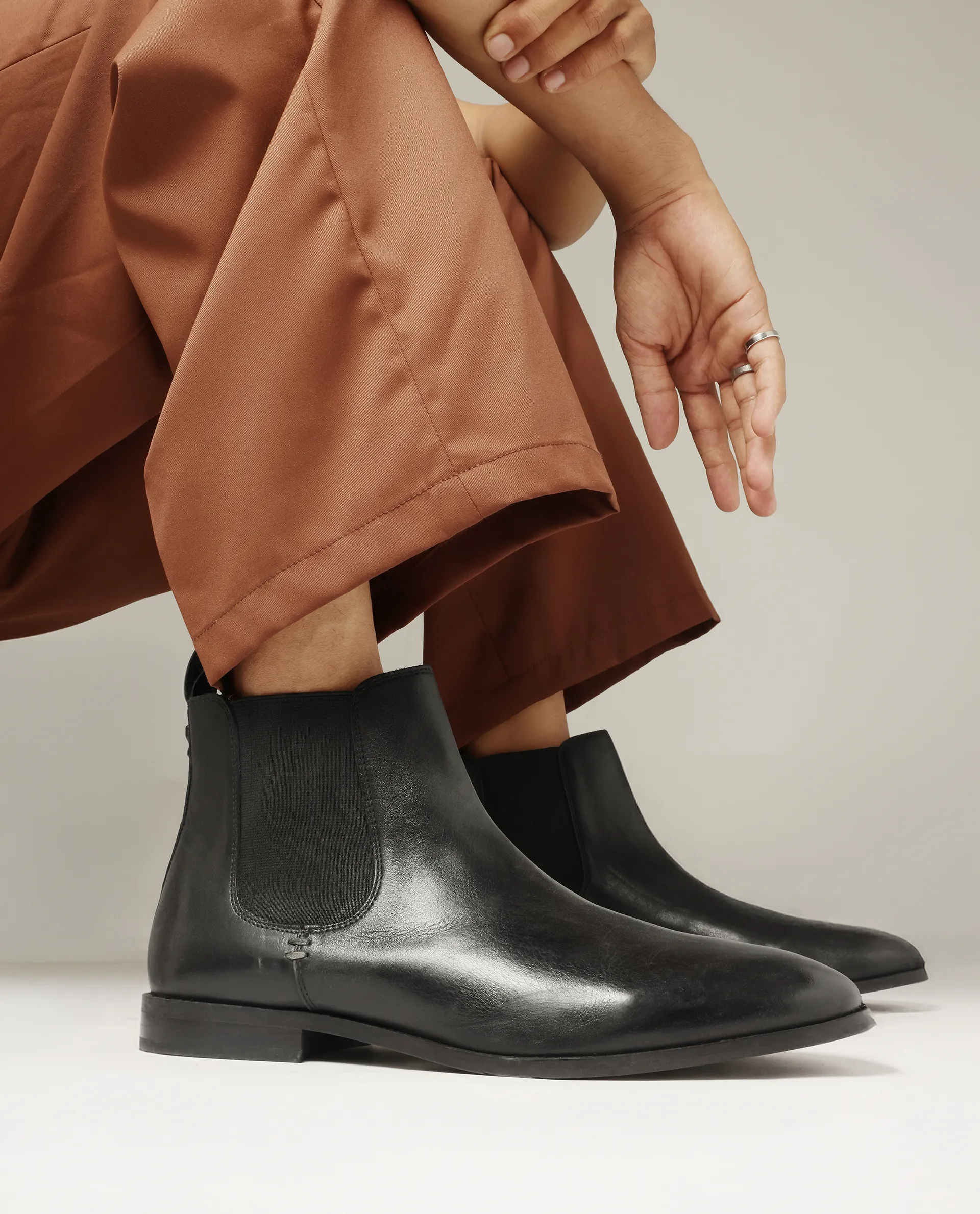Rare Rabbit Men's Bob Black Shoes - Image 2