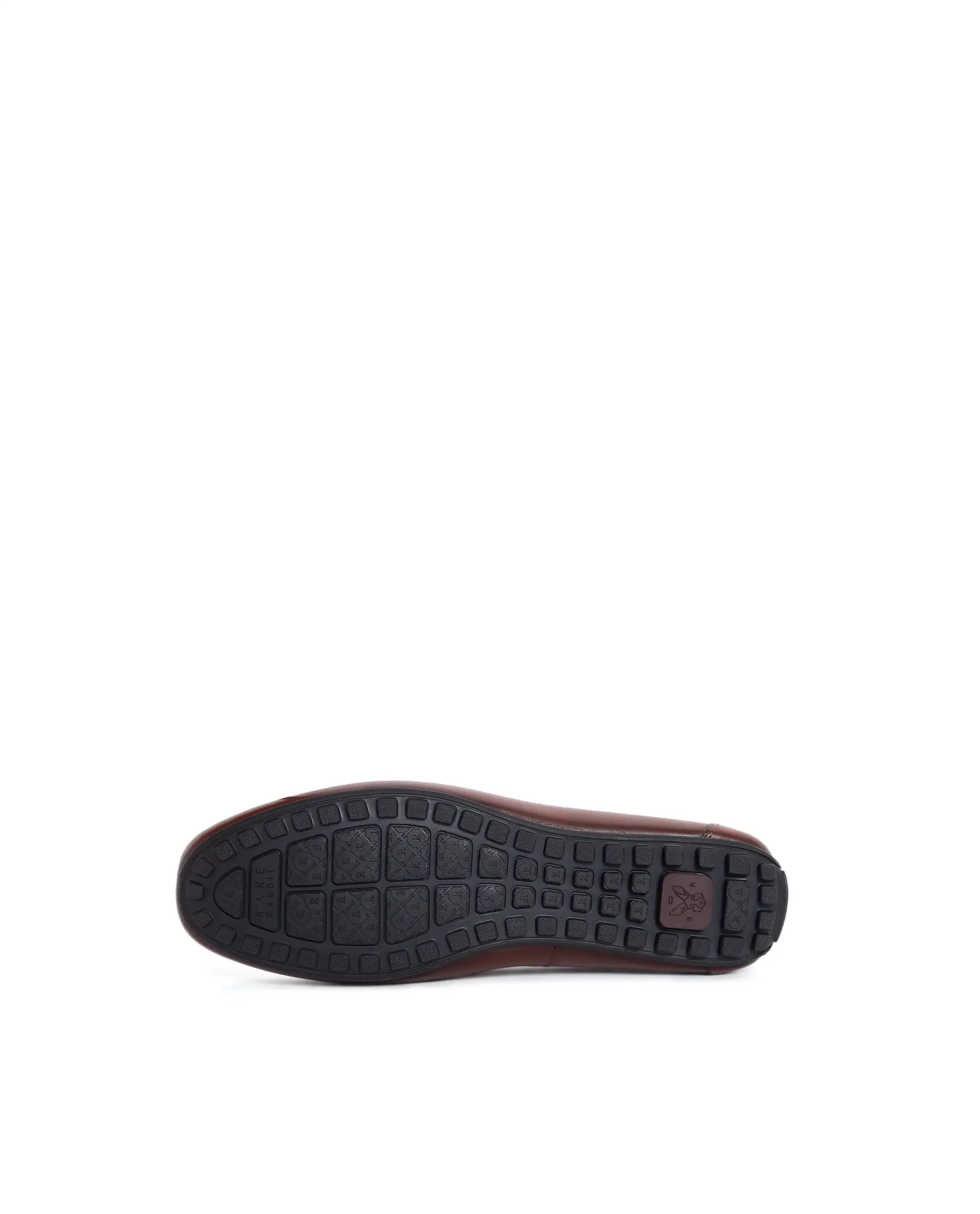 Rare Rabbit Men's Bold Tan Slip-On Monotone Genuine Leather Driver Moccasin - Image 7