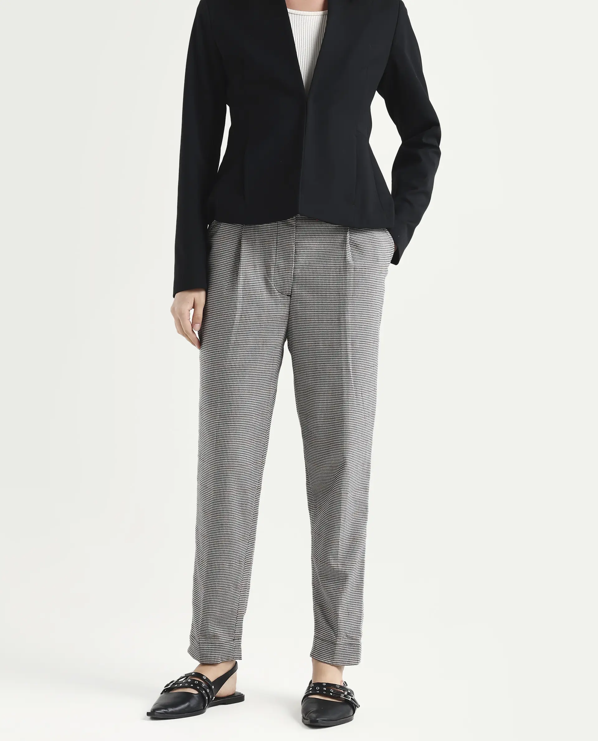 Rareism Women's Bono Beige Trouser - Image 3