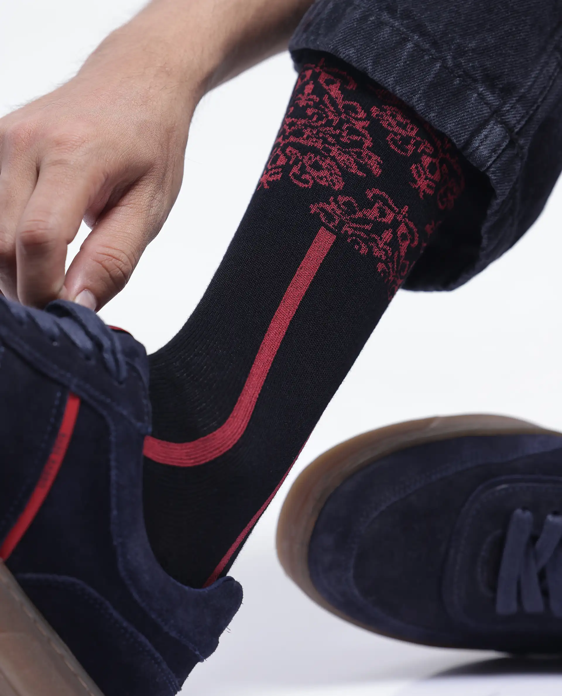Rare Rabbit Men Border Assorted Socks - Image 2