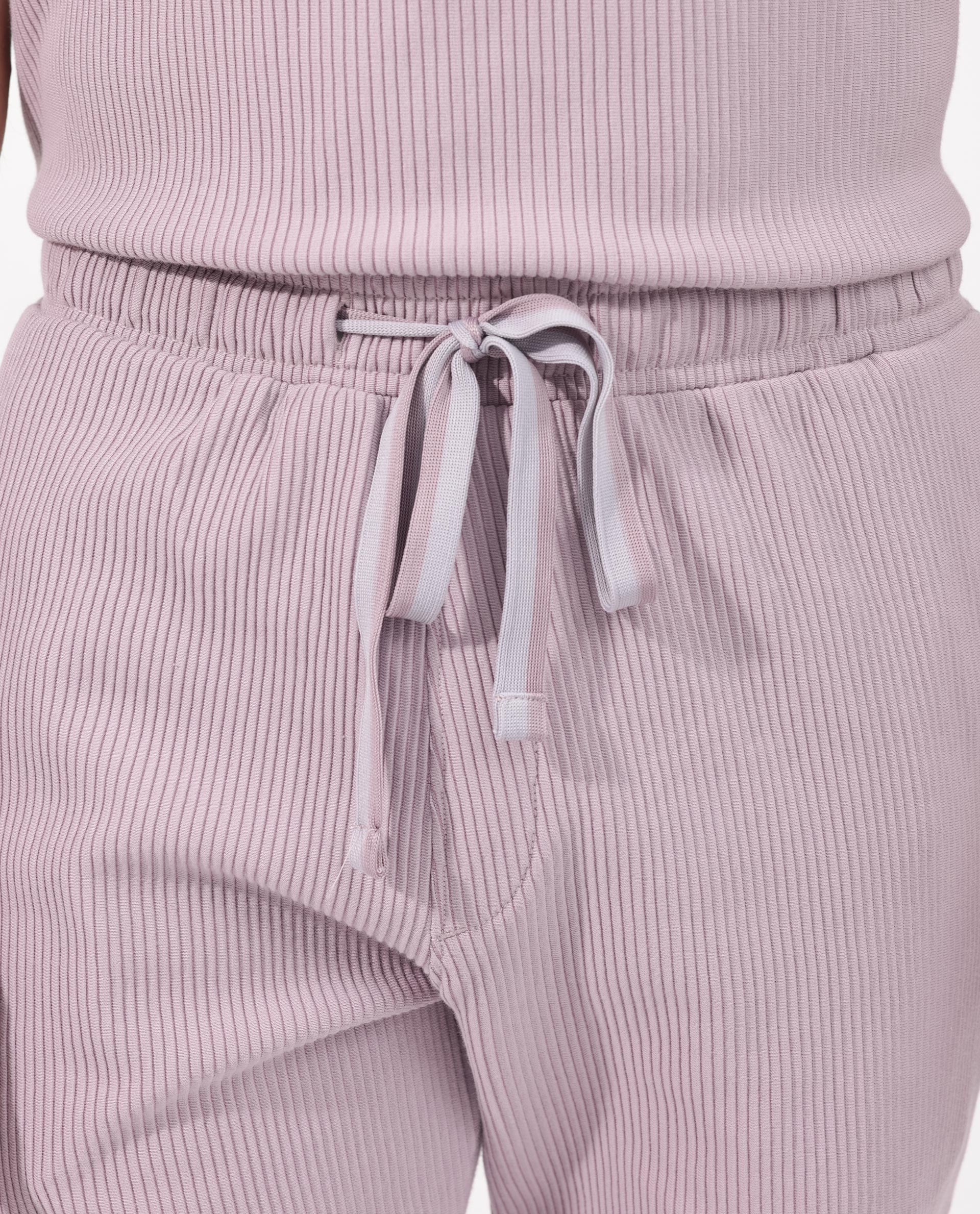 Rare Rabbit Men's Breto Dusky Purple Cotton Textured Relaxed Fit Shorts - Image 4