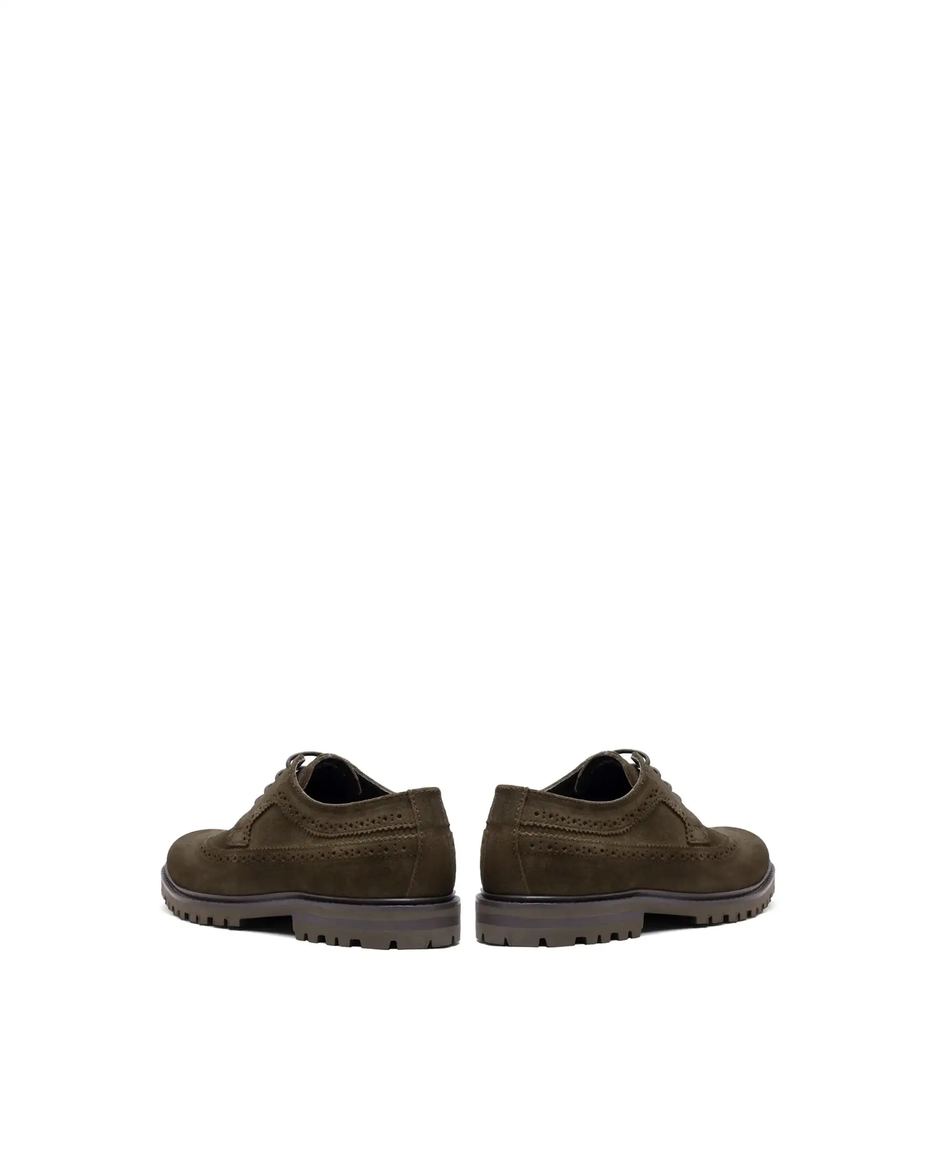 Rare Rabbit Men Brix Khaki Suede Lace-Up Closure Shoes - Image 7