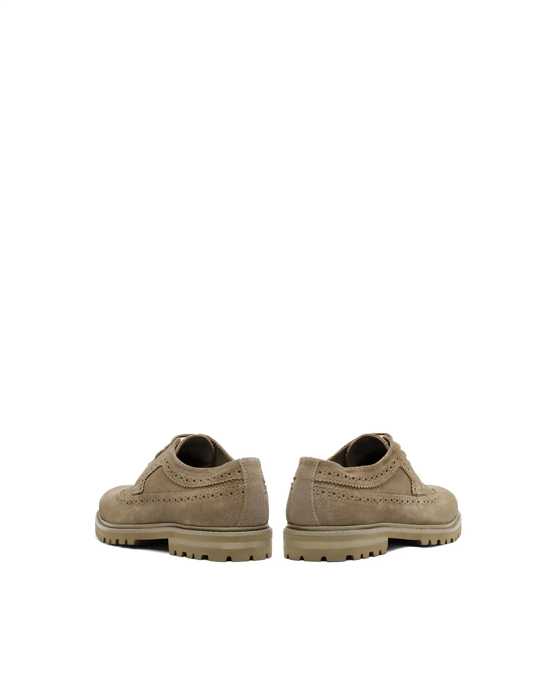 Rare Rabbit Men Brix Camel Suede Lace-Up Closure Shoes - Image 5