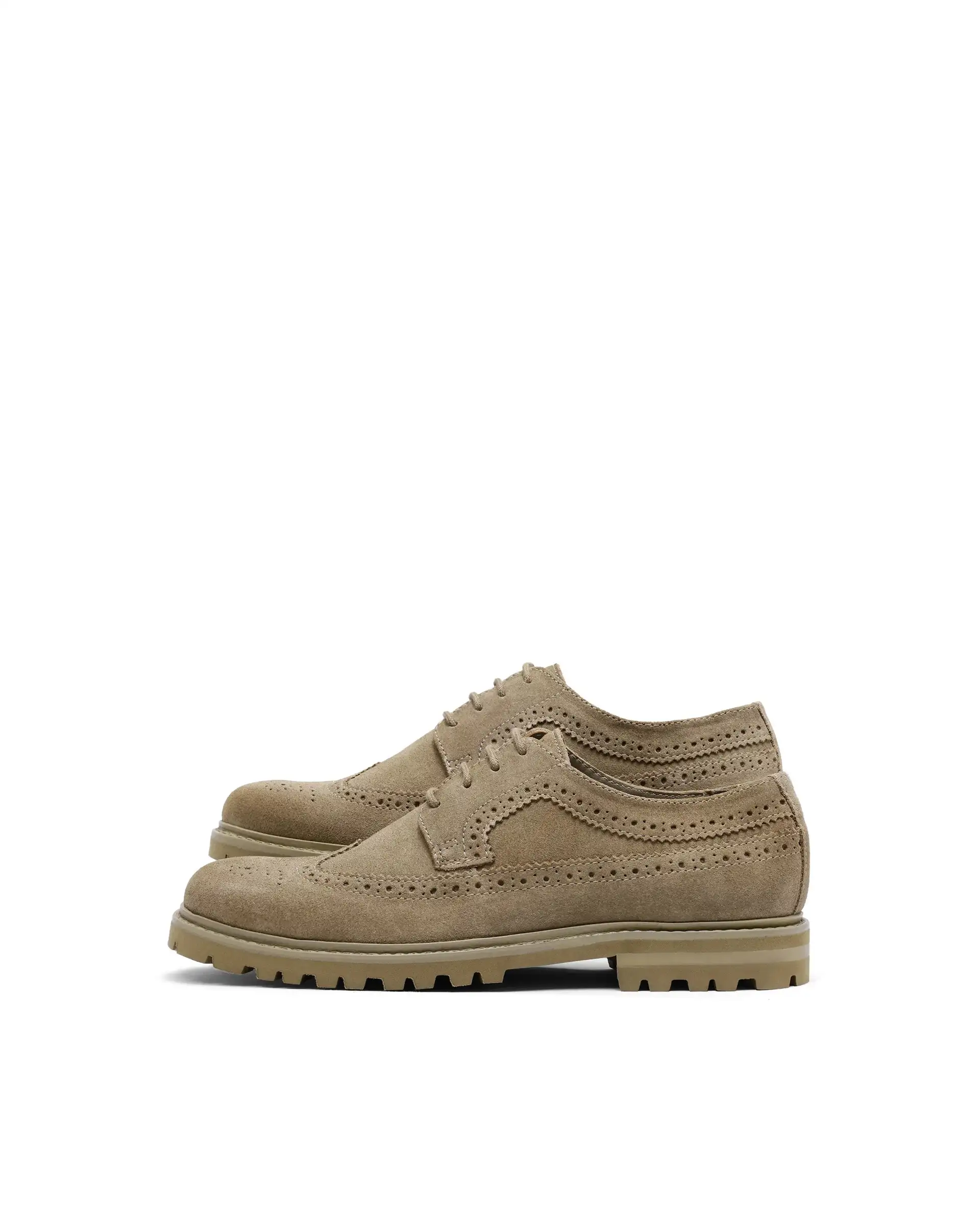 Rare Rabbit Men Brix Camel Suede Lace-Up Closure Shoes - Image 7