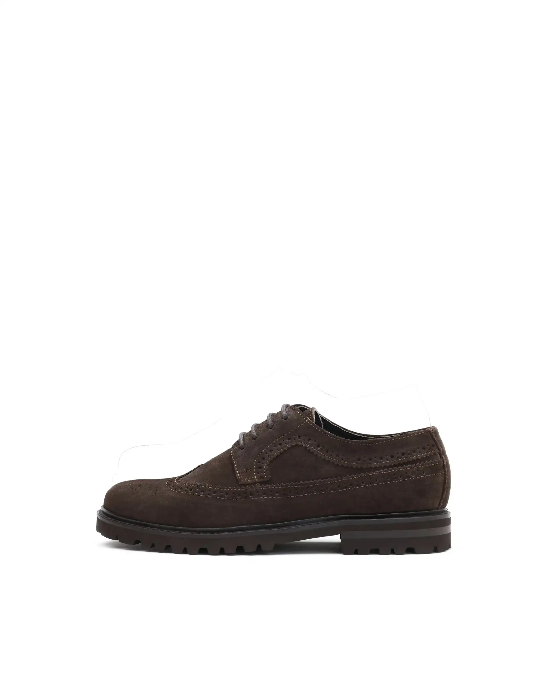 Rare Rabbit Men Brix Coffee Suede Lace-Up Closure Shoes - Image 9