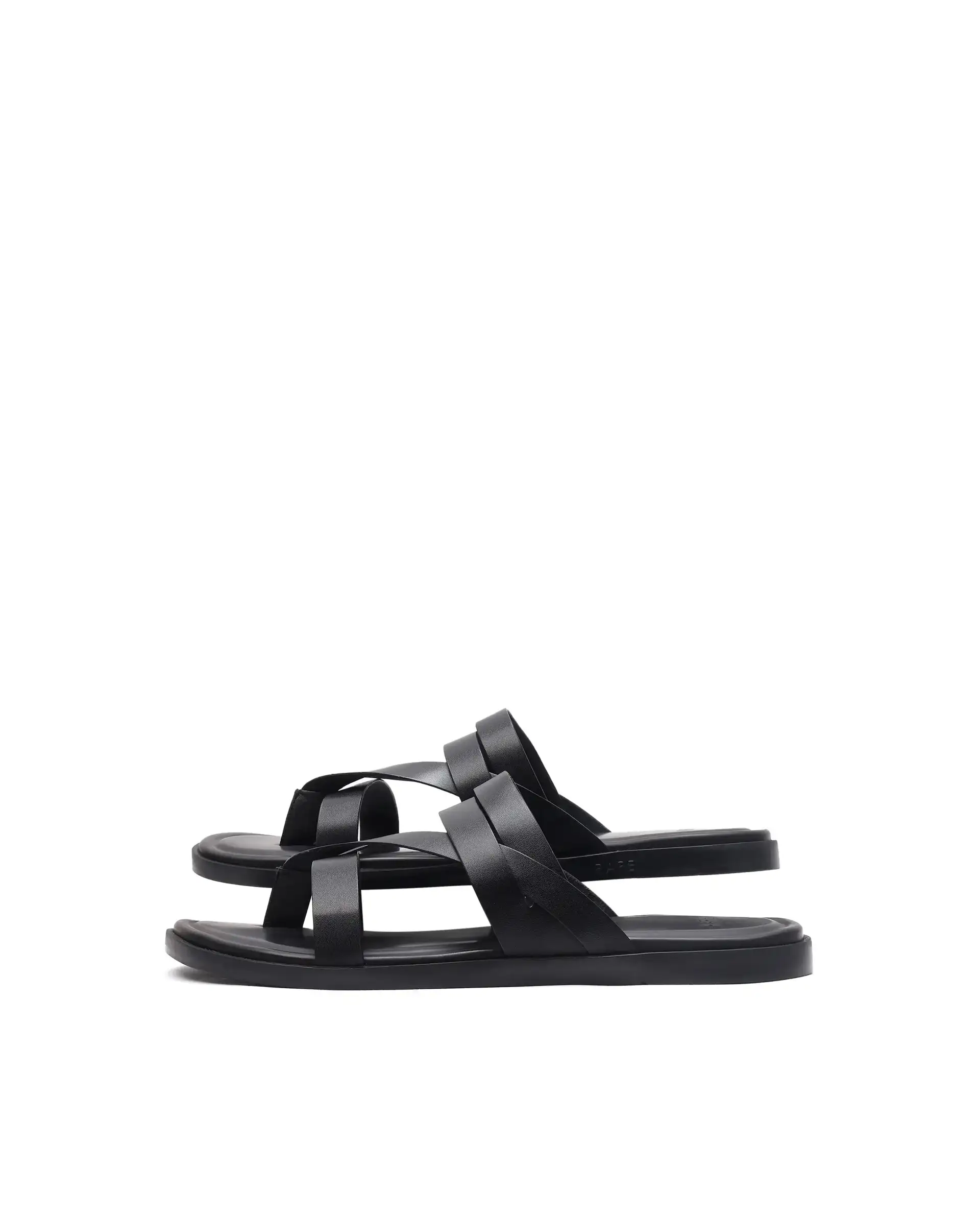 Rare Rabbit Men's Bron Black Slip-On Closure Sandals - Image 6