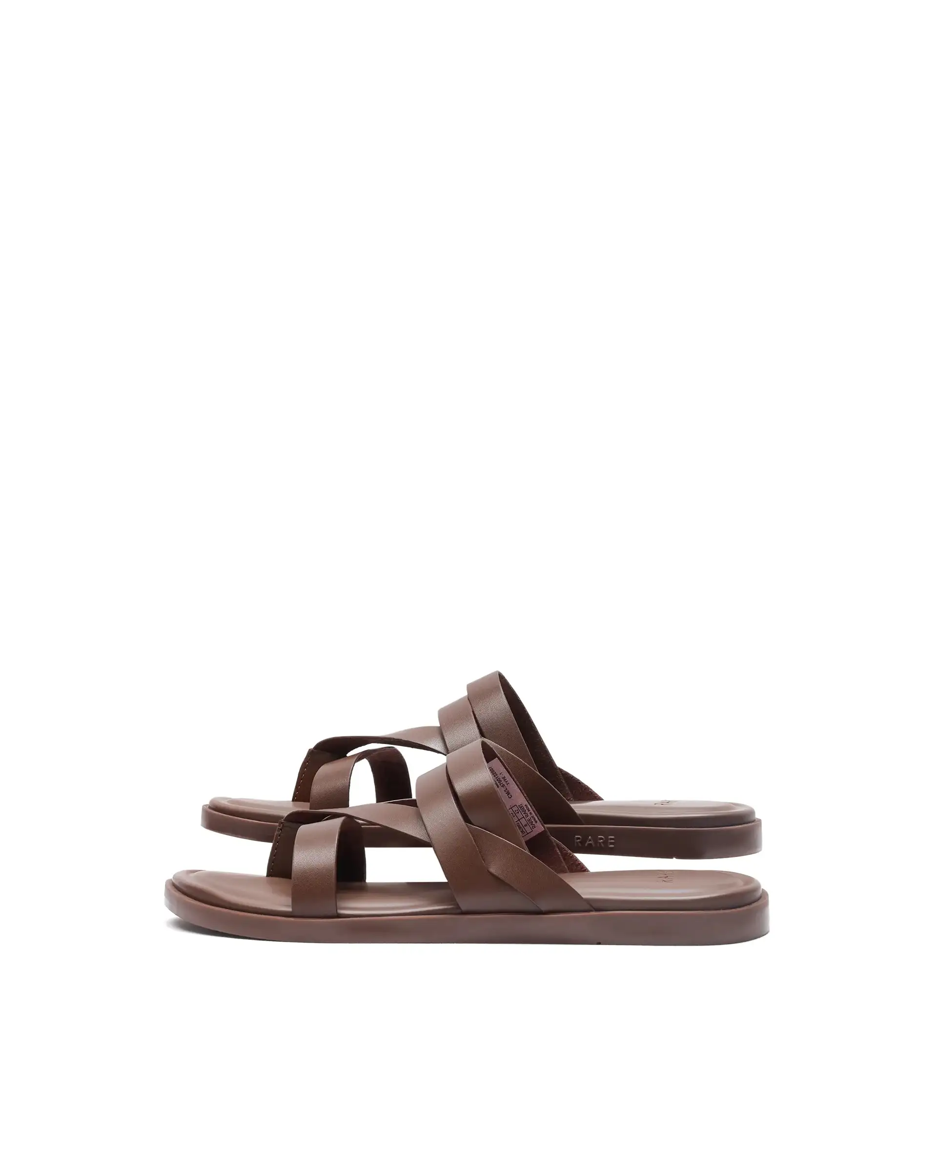 Rare Rabbit Men's Bron Tan Slip-On Closure Sandals - Image 8