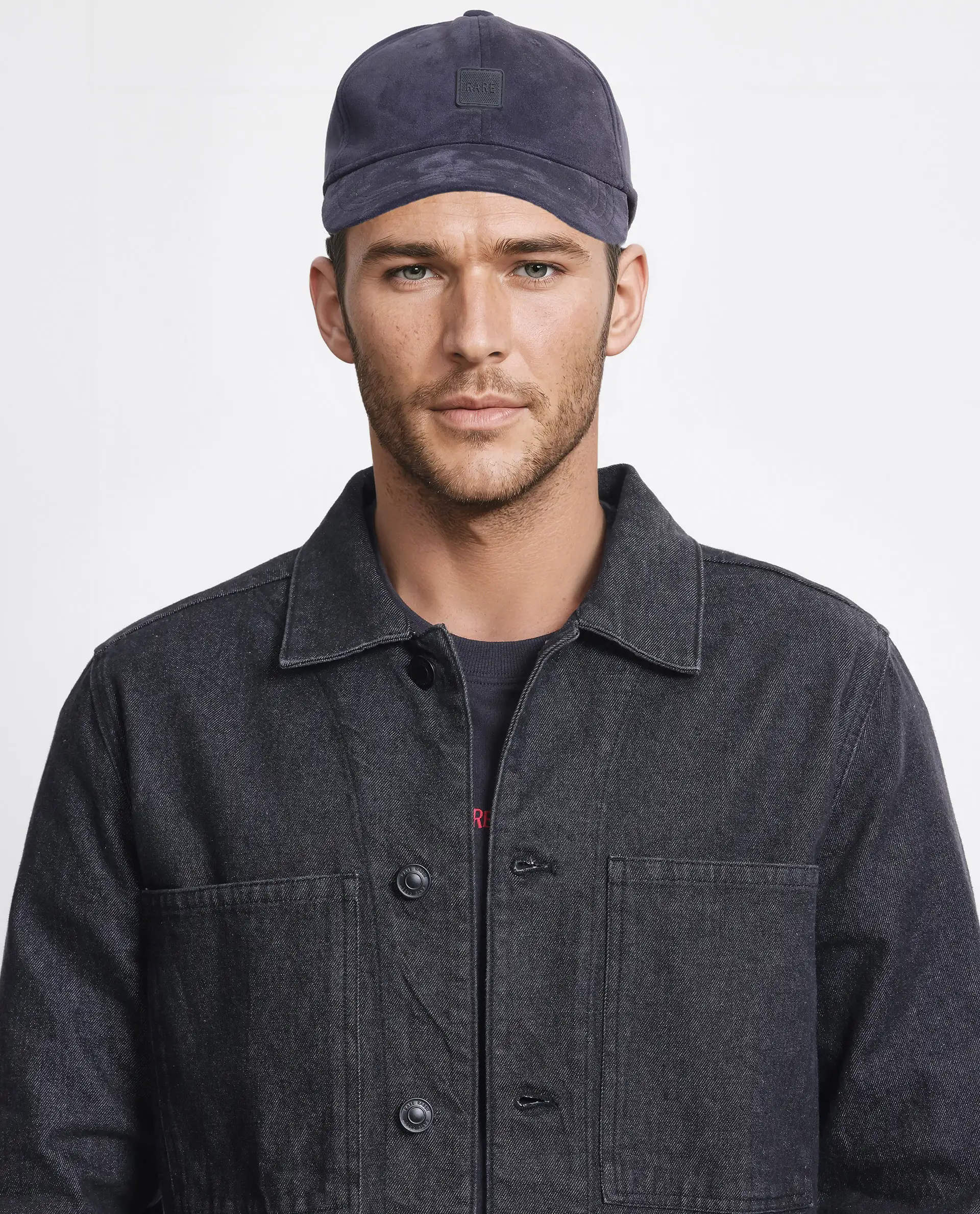 Rare Rabbit Men's Brond Black Cotton Plain Regular Fit Full Sleeve Spread Collar Jacket - Image 8