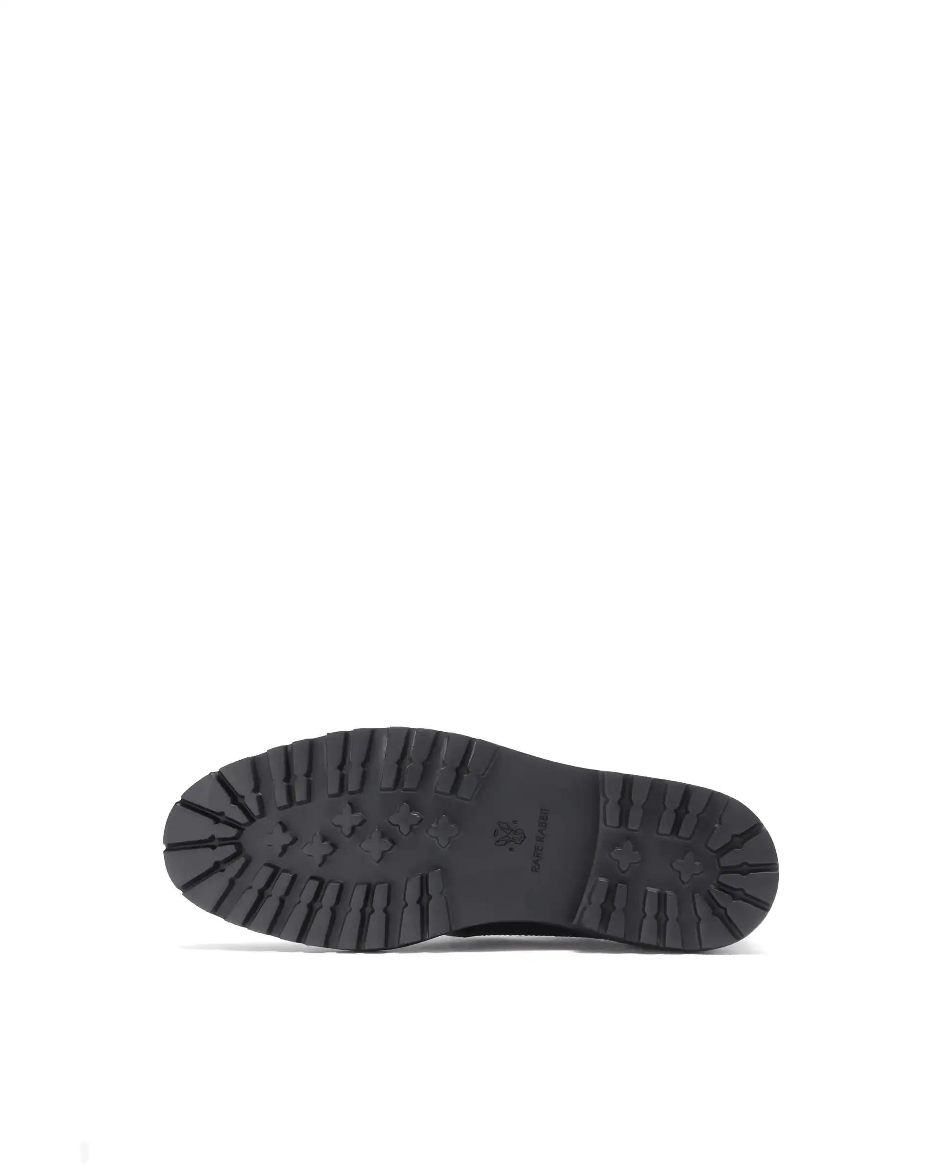 Rare Rabbit Men's Brox Black Plain Shoes - Image 5