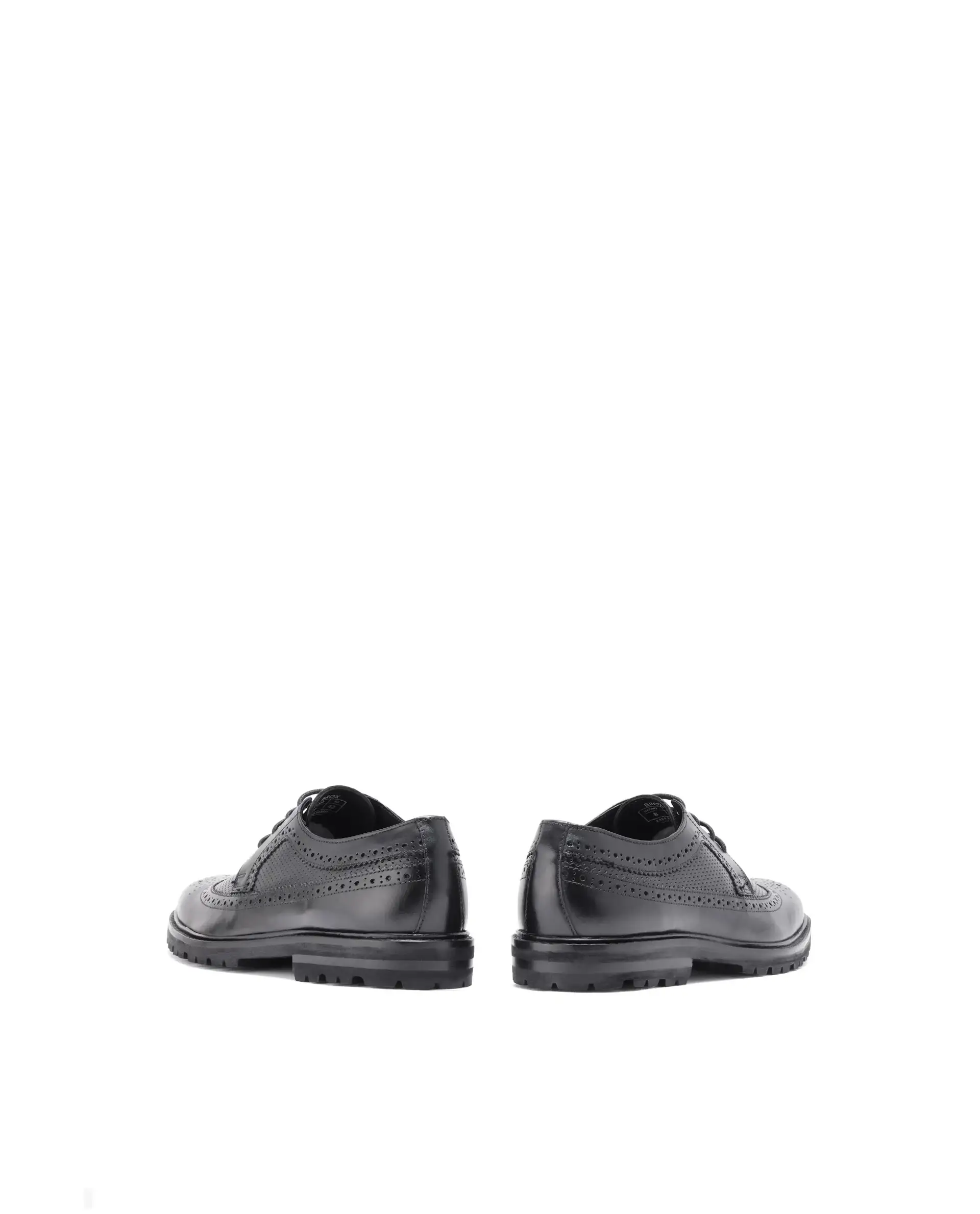 Rare Rabbit Men's Brox Black Plain Shoes - Image 6