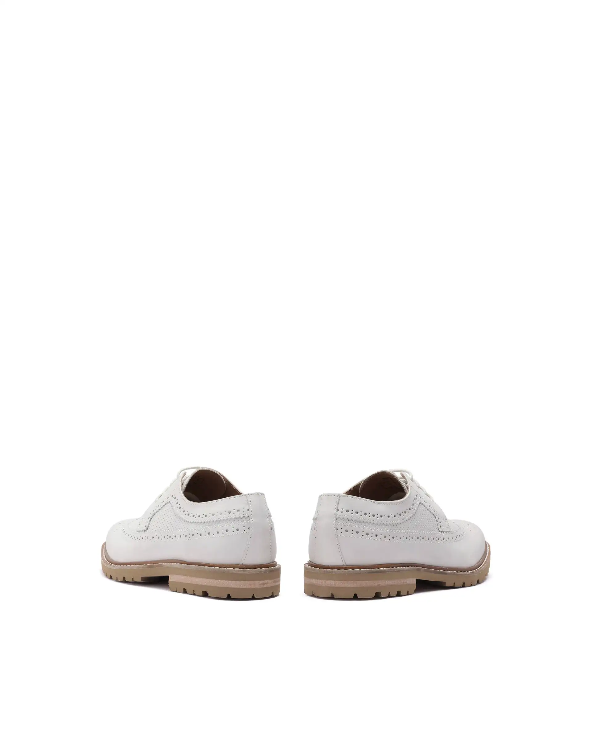 Rare Rabbit Men Brox Ivory Lace-Up Shoes - Image 5