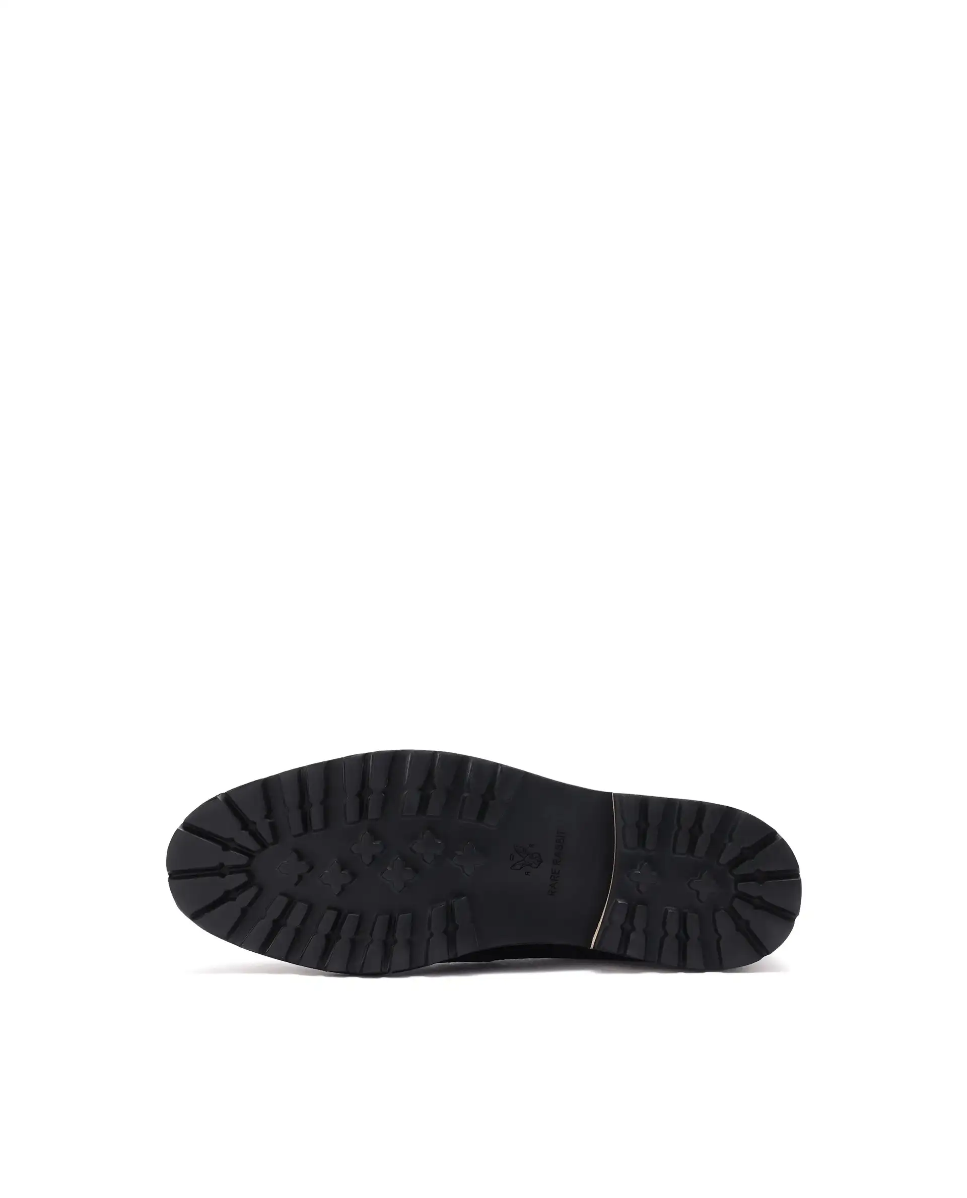 Rare Rabbit Mens Brox Navy Derby Lace-Up Brogue Detailing Leather Formal Shoes - Image 5
