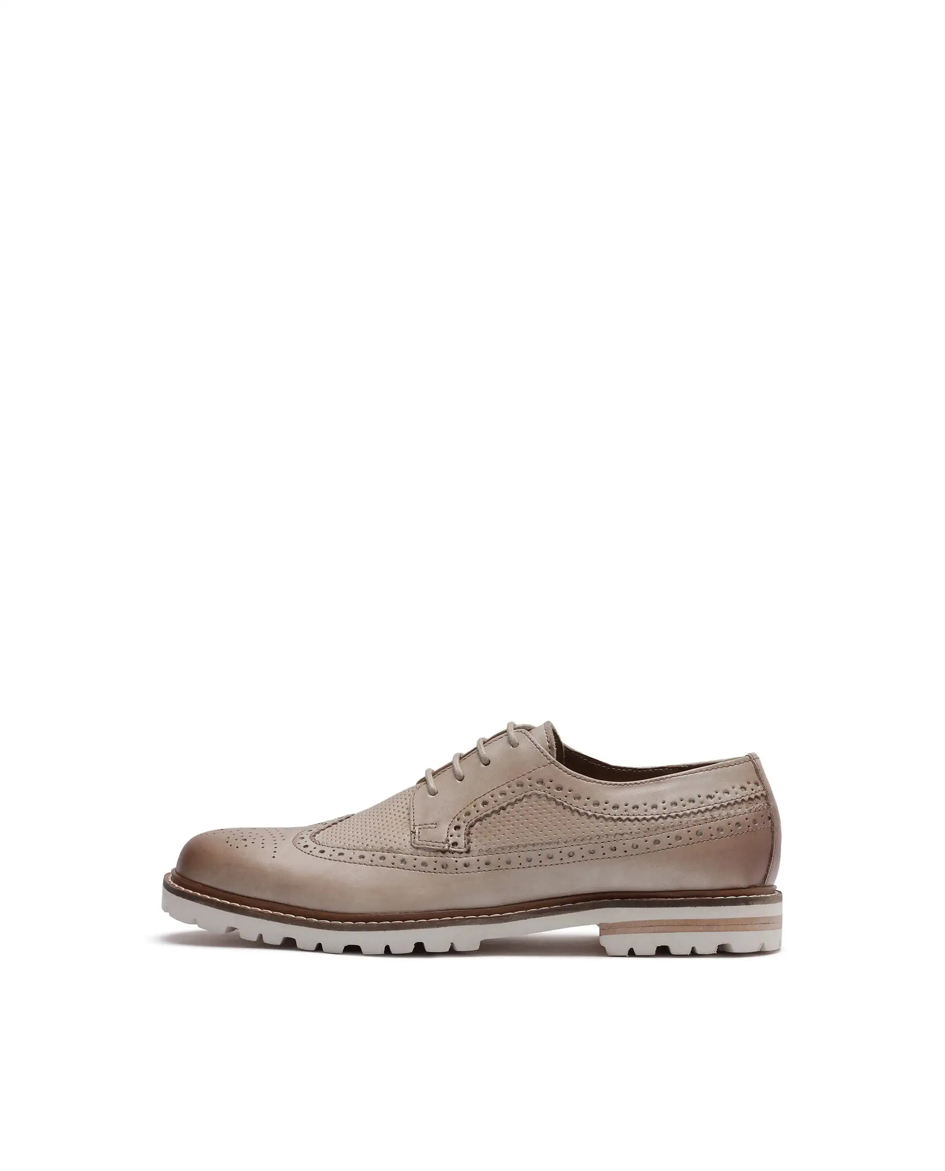 Rare Rabbit Men Brox Tan Lace-Up Shoes - Image 3