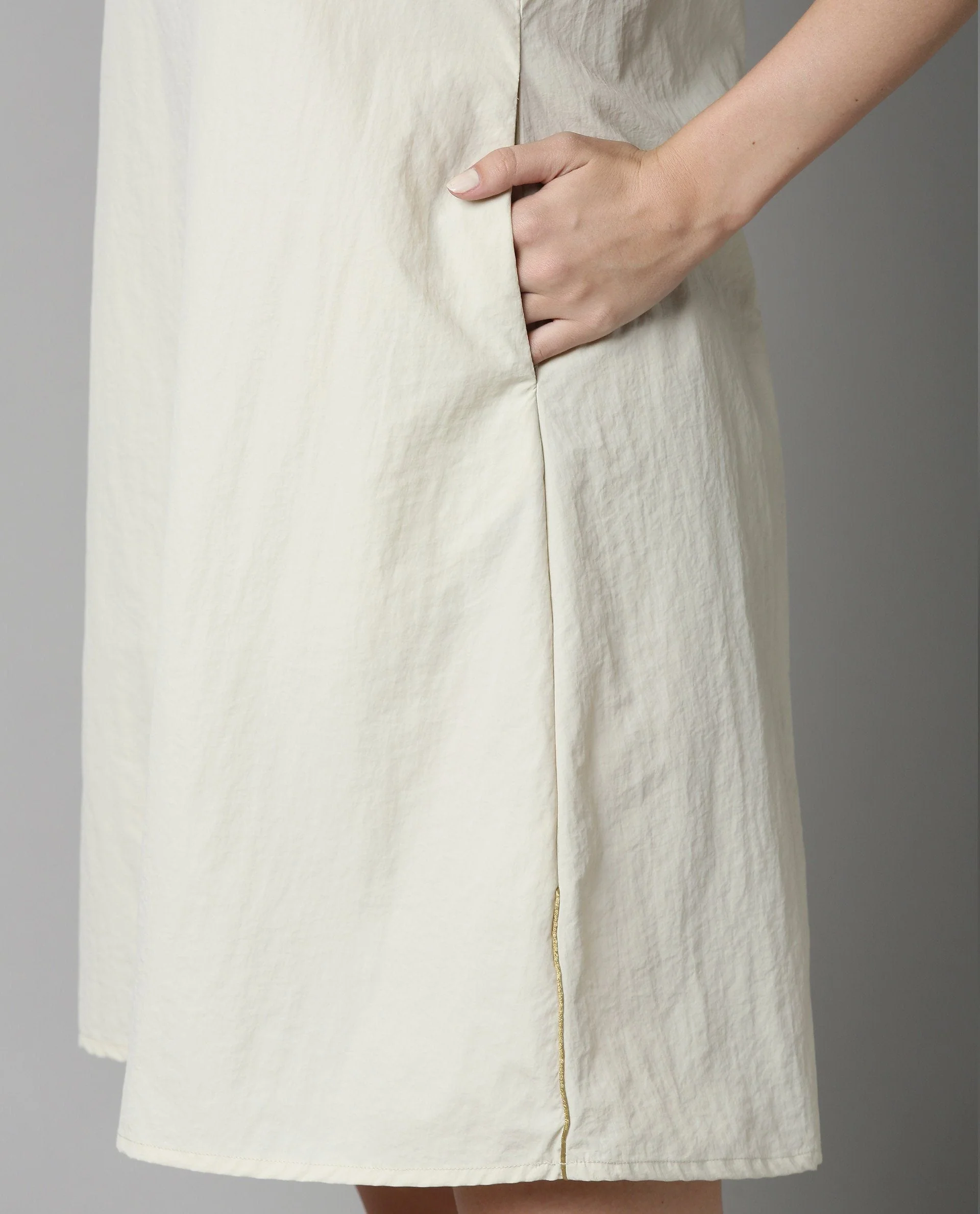 Rareism Women's Bru Beige Dress - Image 4