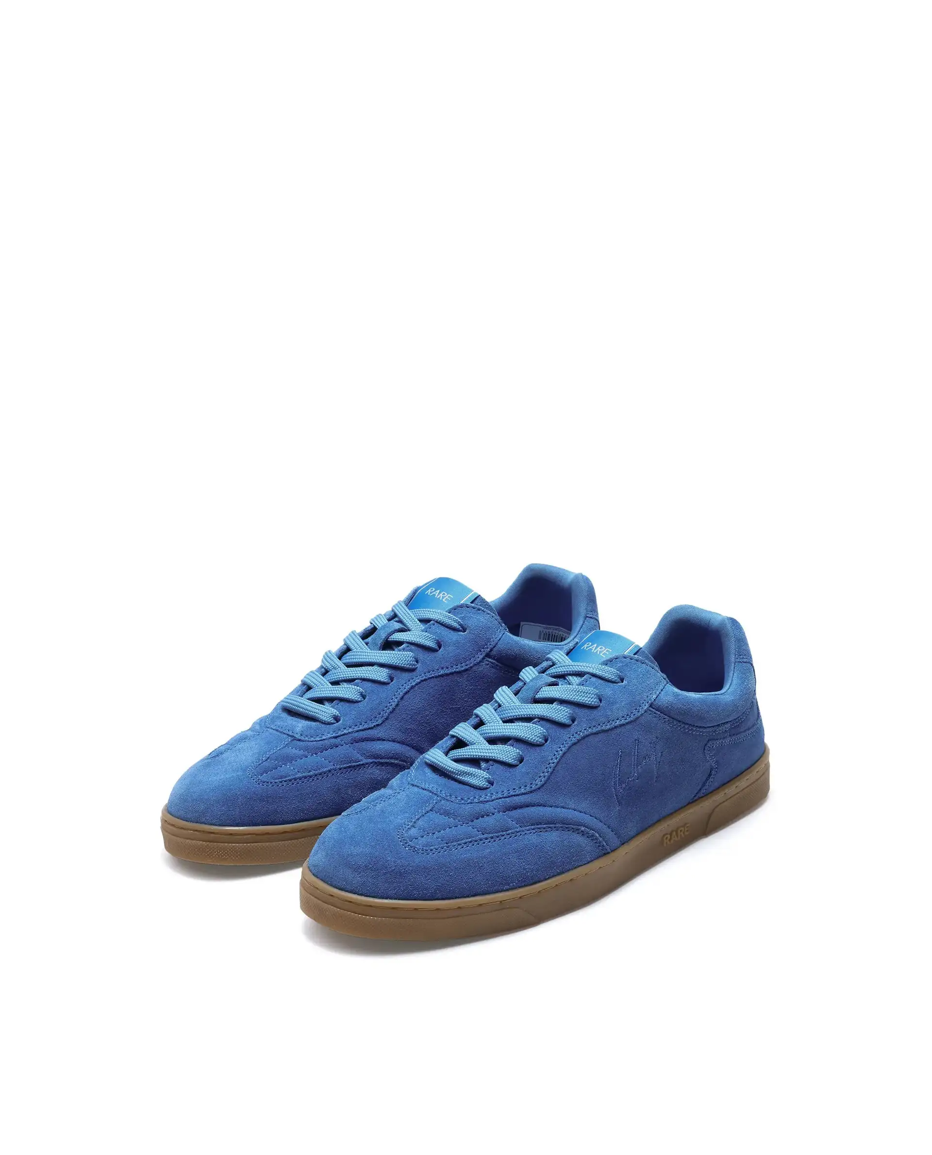 Rare Rabbit Men's Burnie Blue Lace-Up Closure Suede Sneaker - Image 3