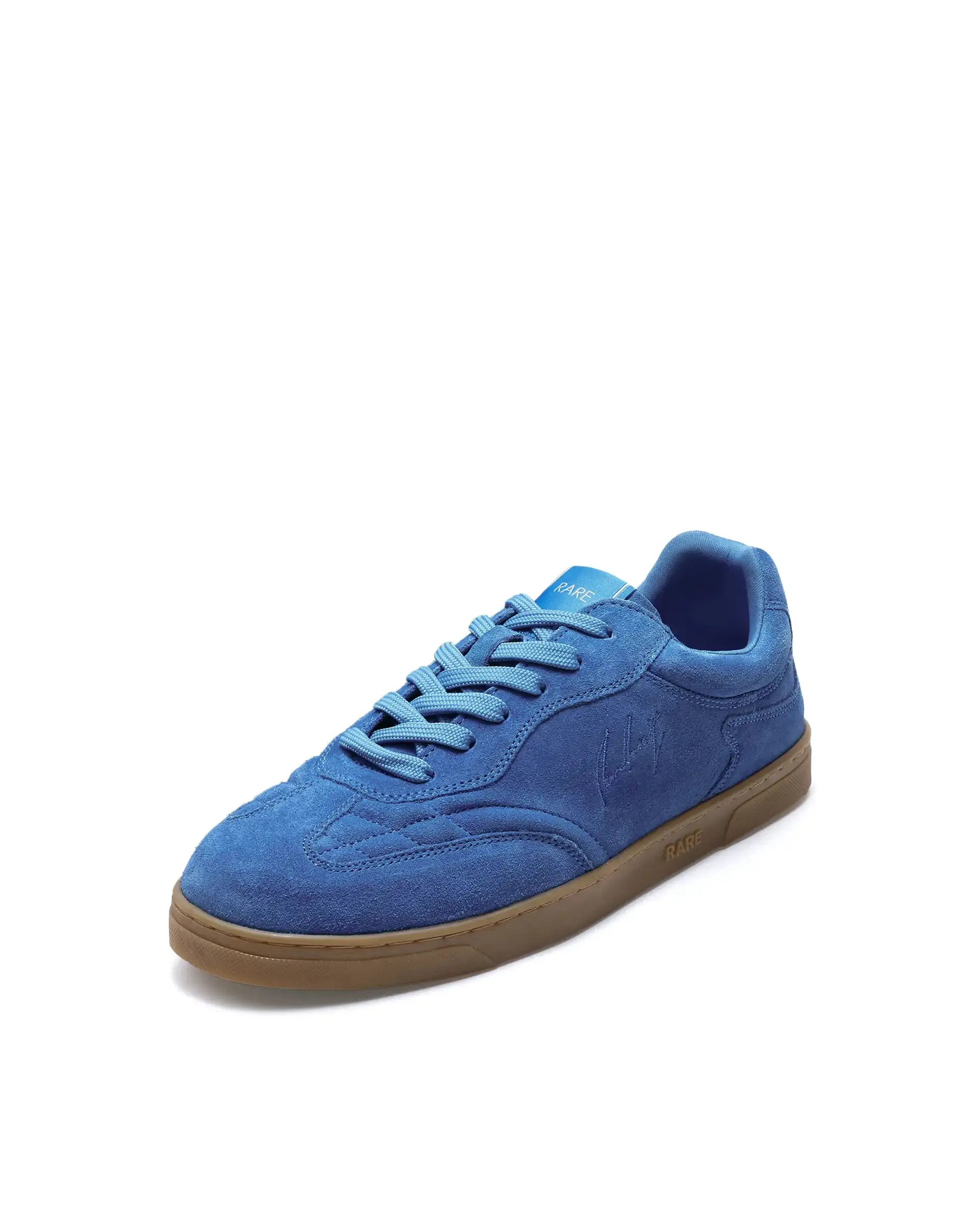 Rare Rabbit Men's Burnie Blue Lace-Up Closure Suede Sneaker - Image 8