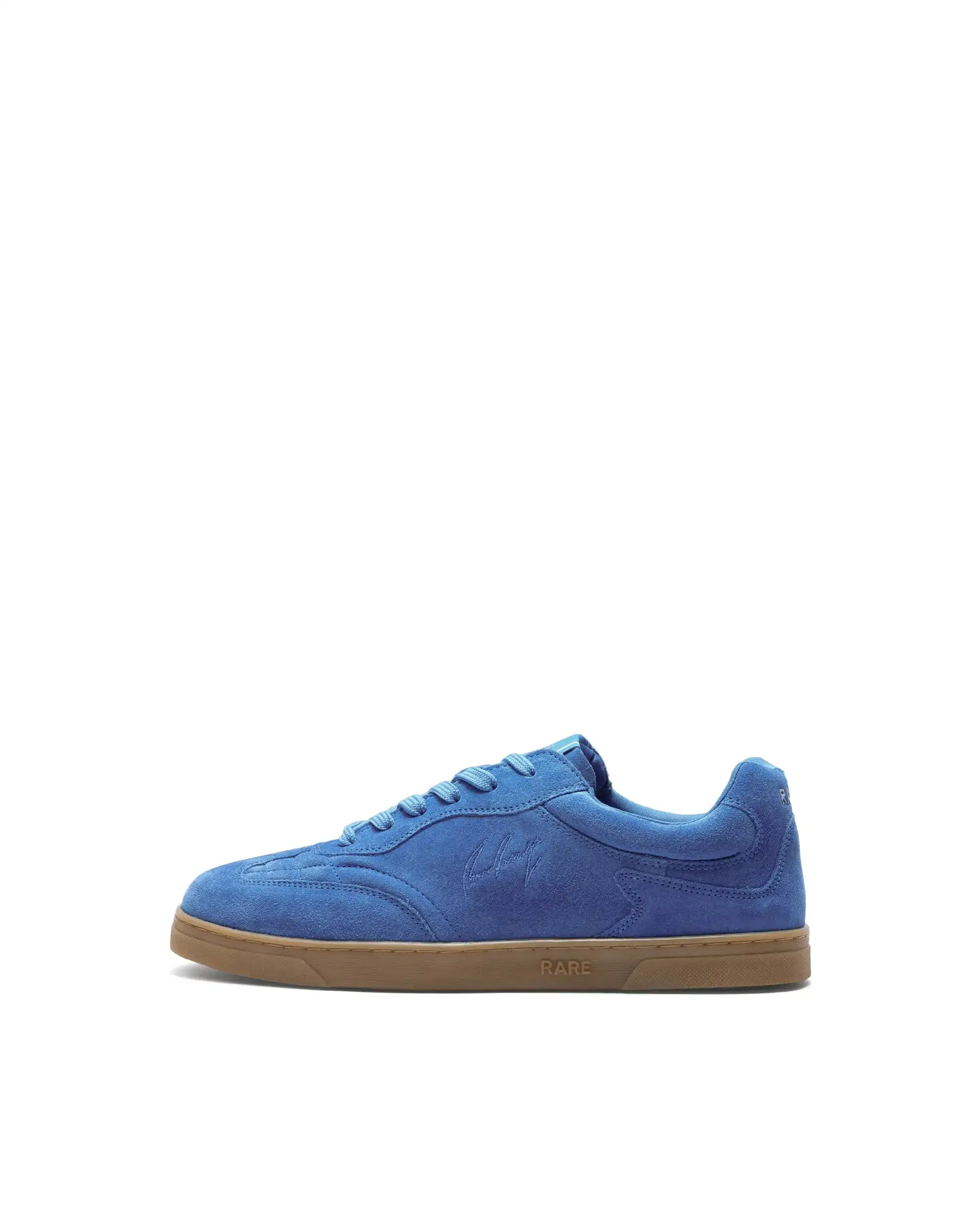 Rare Rabbit Men's Burnie Blue Lace-Up Closure Suede Sneaker - Image 9