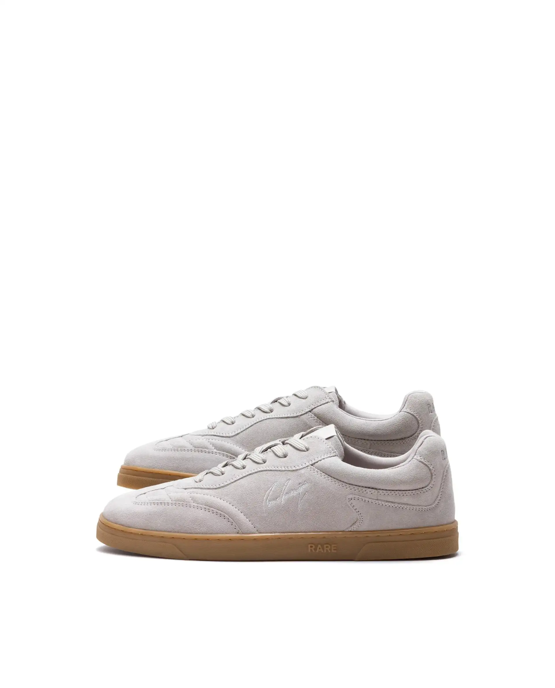 Rare Rabbit Men's Burnie Grey Lace-Up Closure Suede Sneaker - Image 5