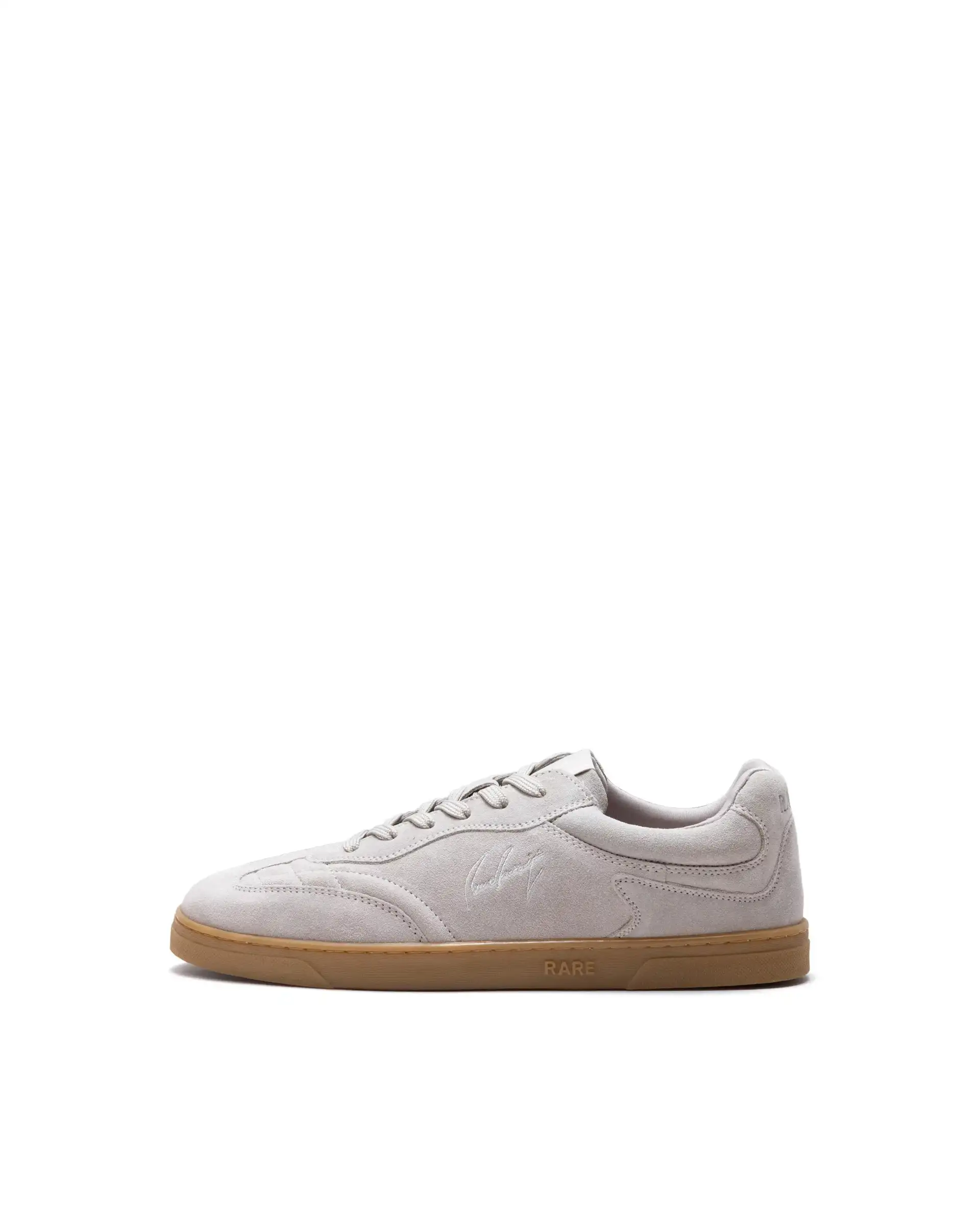 Rare Rabbit Men's Burnie Grey Lace-Up Closure Suede Sneaker - Image 9