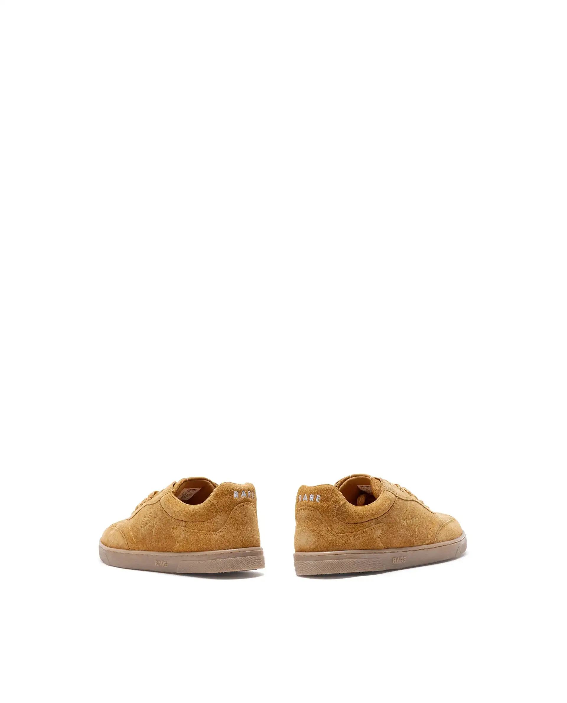 Rare Rabbit Men's Burnie Mustard Lace-Up Closure Suede Sneaker - Image 5