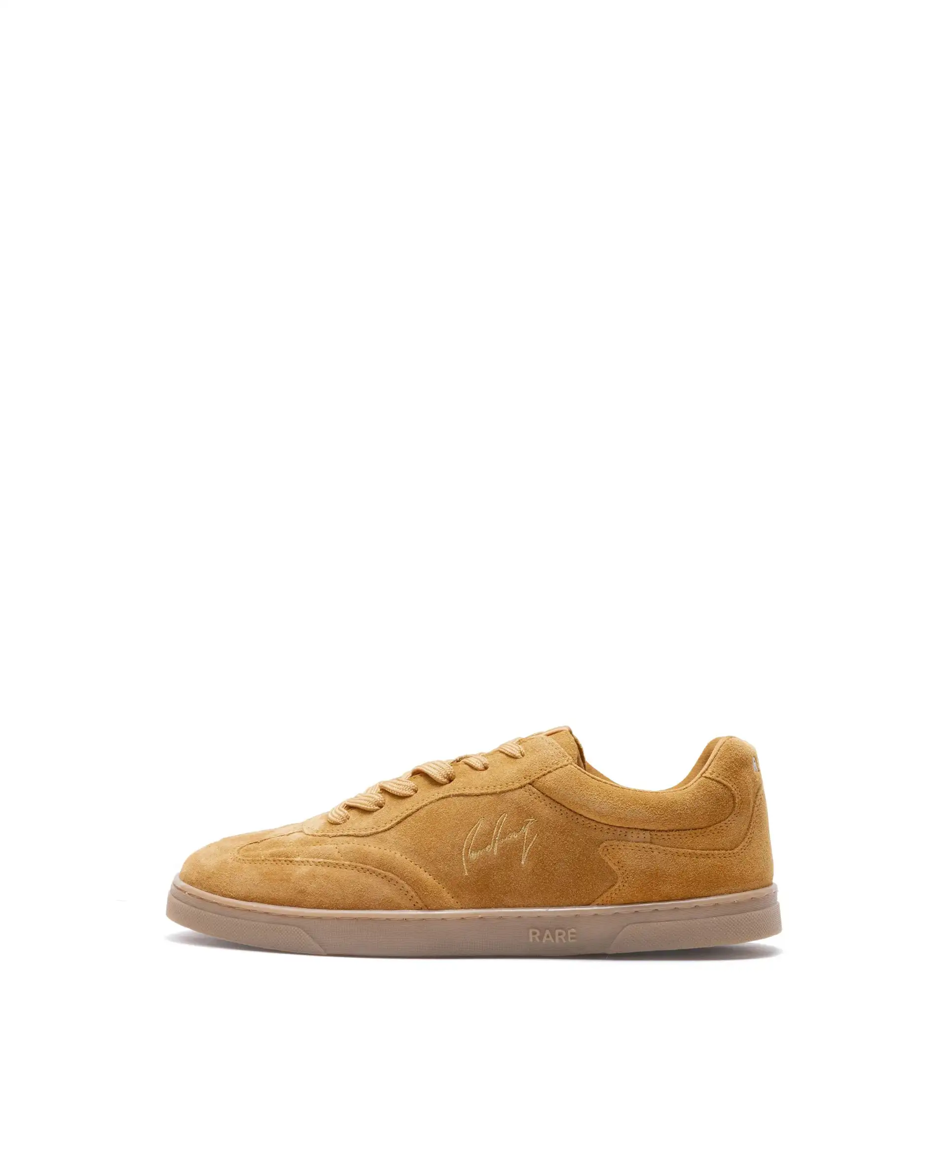 Rare Rabbit Men's Burnie Mustard Lace-Up Closure Suede Sneaker - Image 9