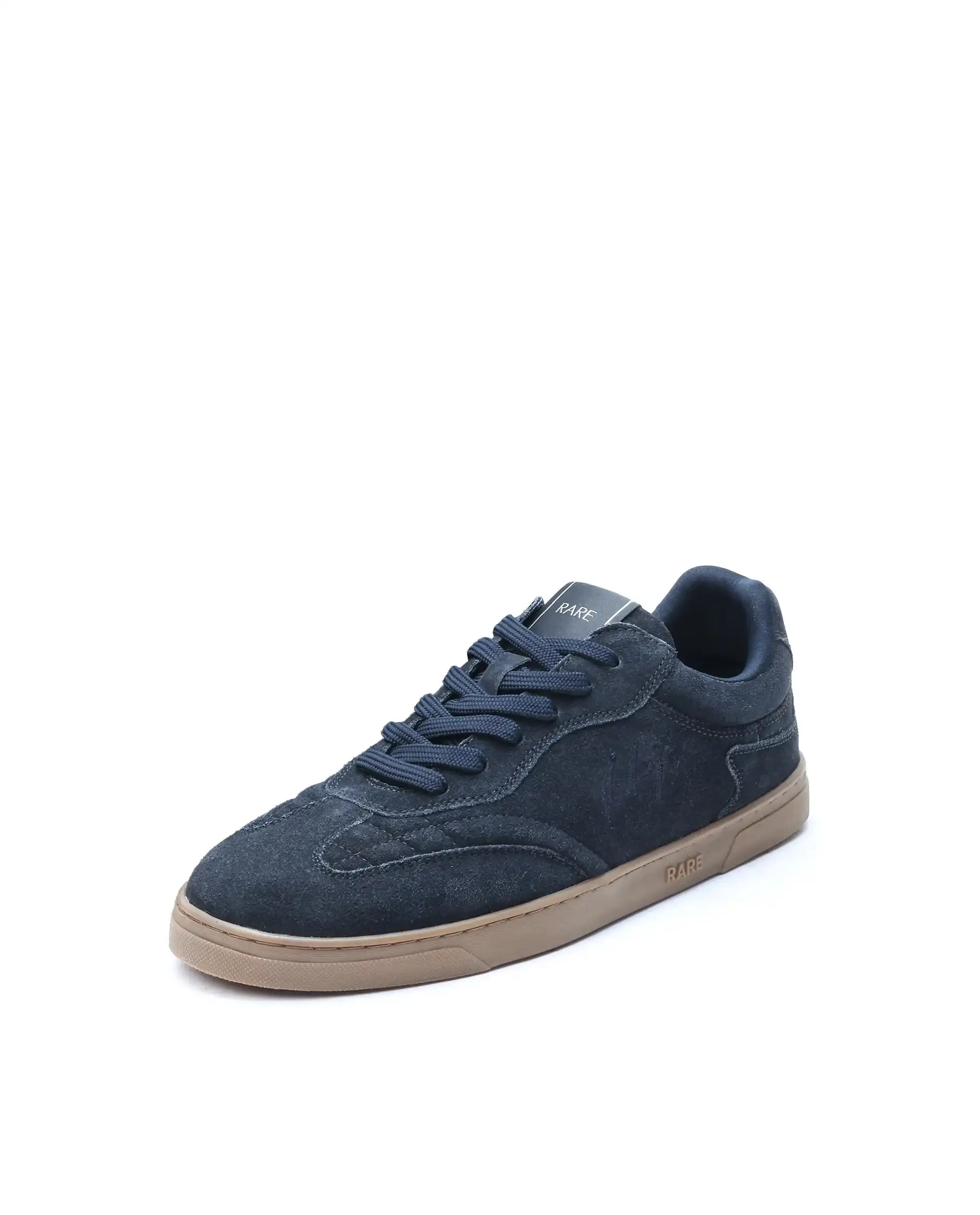 Rare Rabbit Men's Burnie Navy Lace-Up Closure Suede Sneaker - Image 5