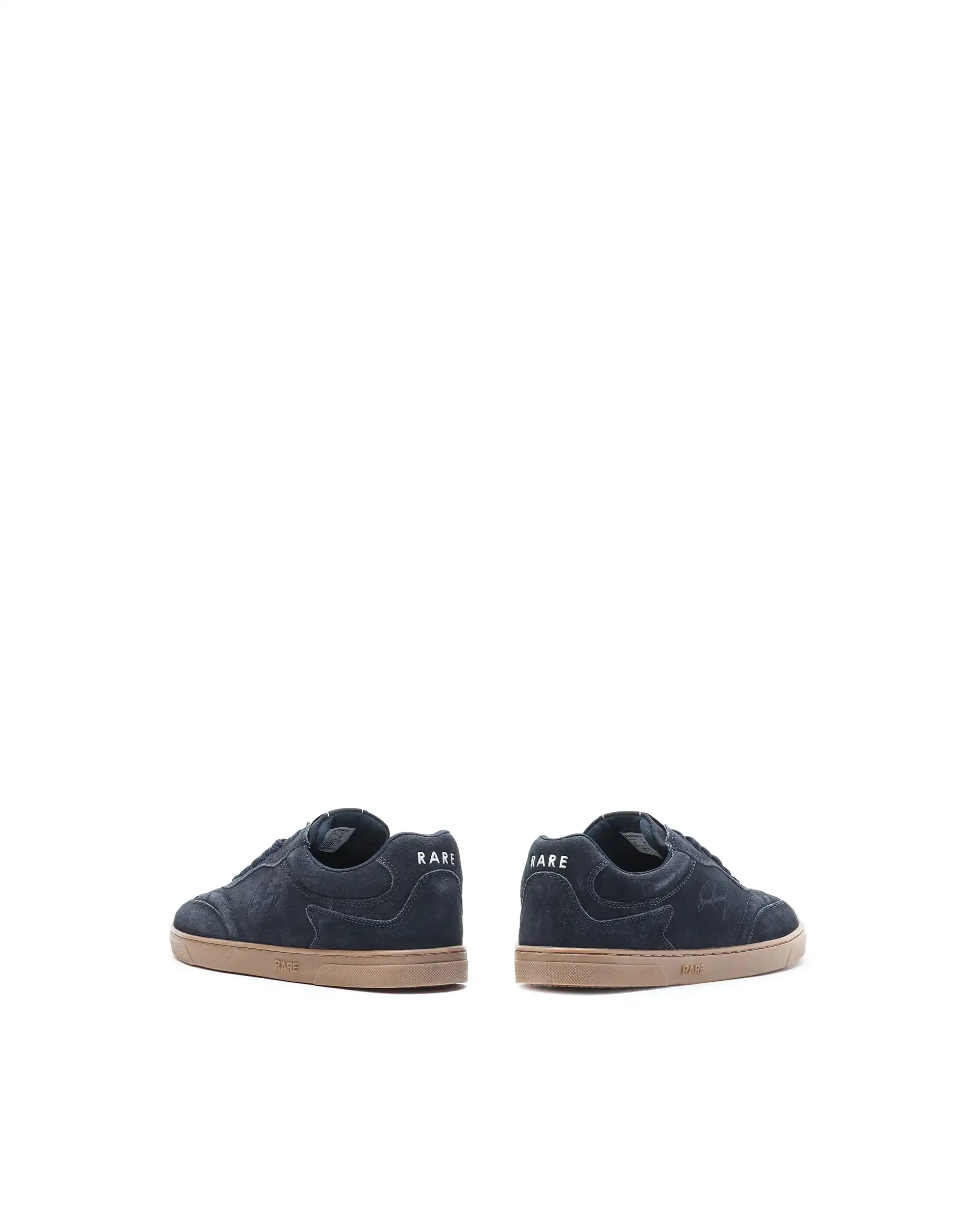 Rare Rabbit Men's Burnie Navy Lace-Up Closure Suede Sneaker - Image 6