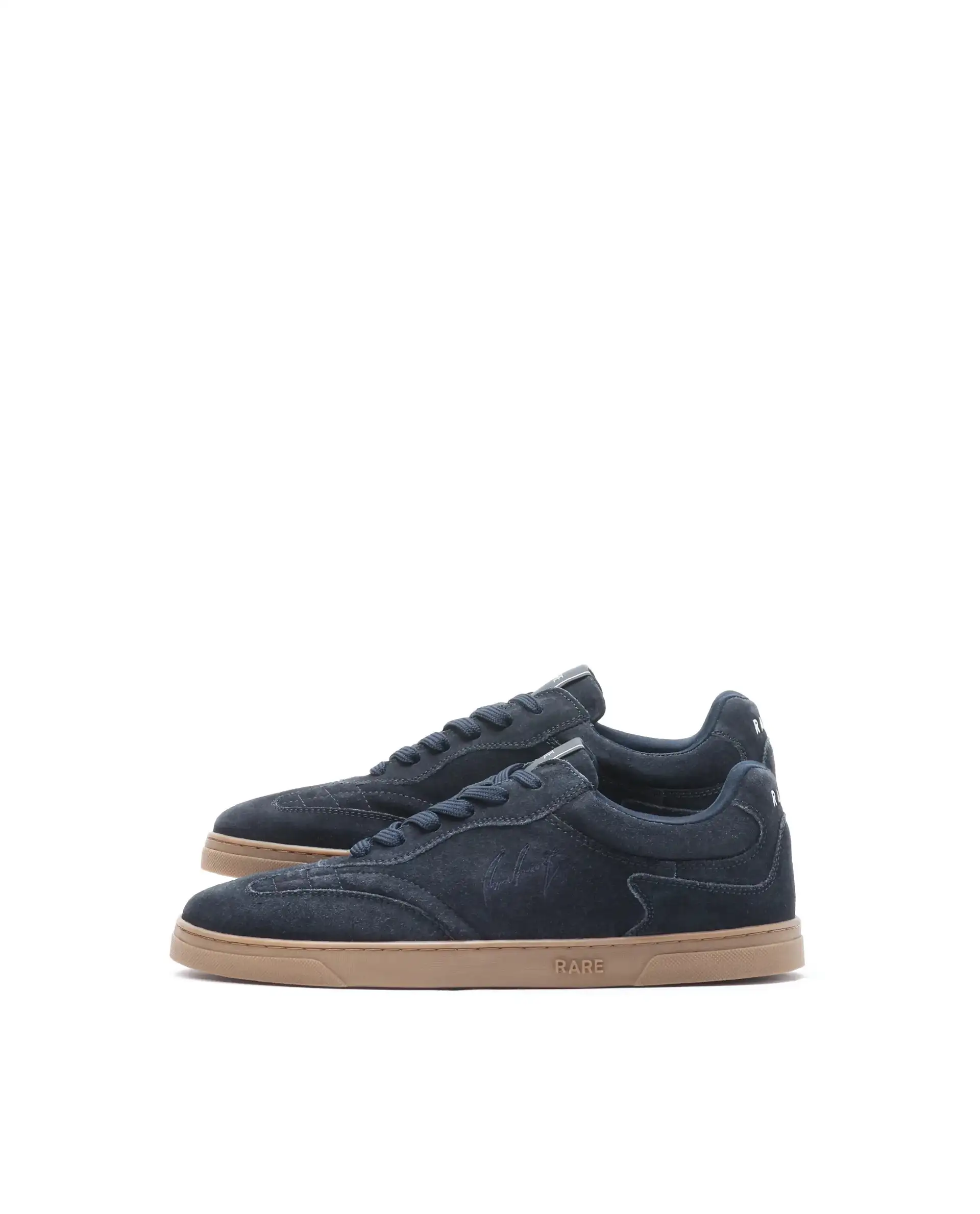 Rare Rabbit Men's Burnie Navy Lace-Up Closure Suede Sneaker - Image 7