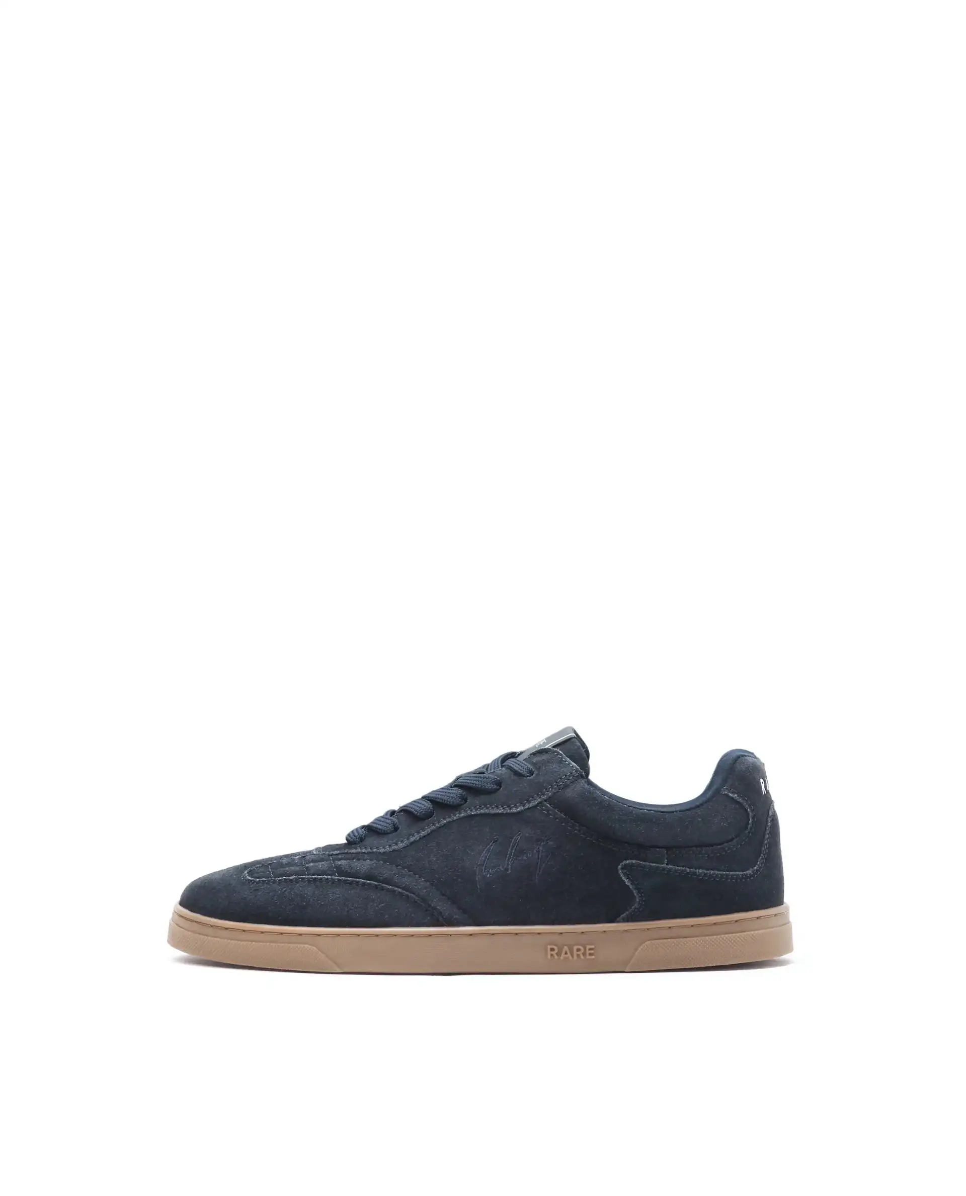 Rare Rabbit Men's Burnie Navy Lace-Up Closure Suede Sneaker - Image 9