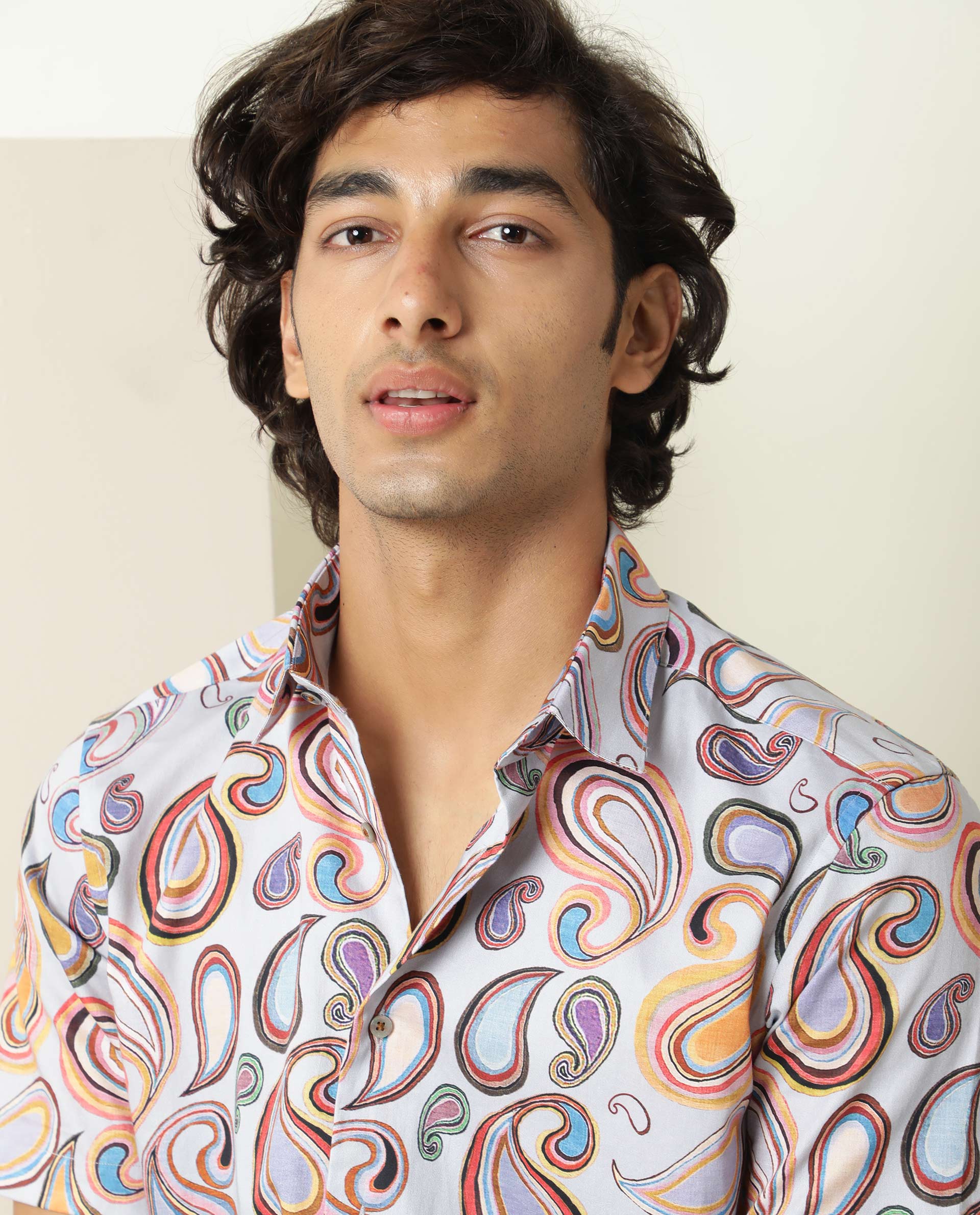Rare Rabbit Men's Cadiz Multi Regular Fit Shirt - Image 3