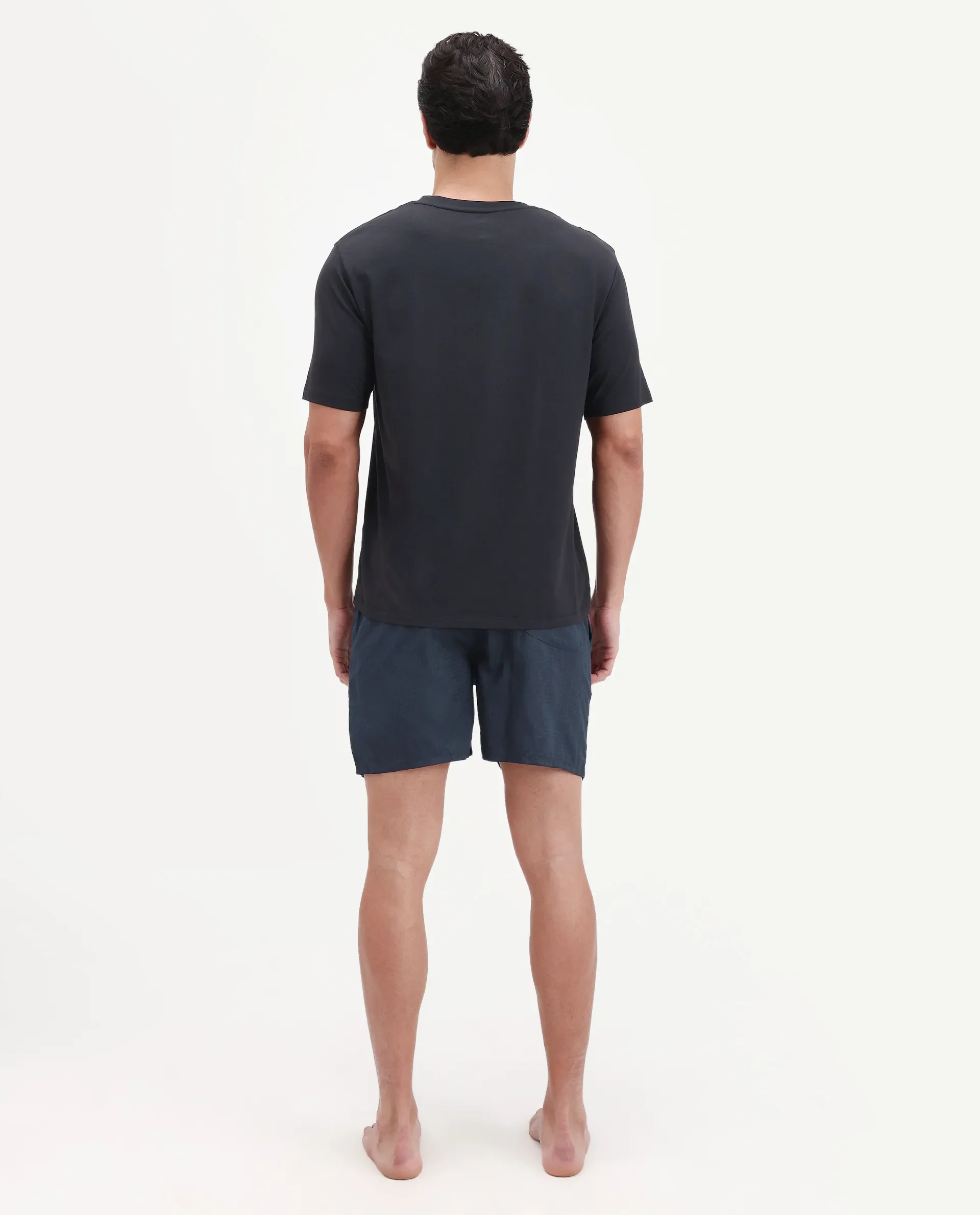 Rare Rabbit Men's Cean Navy Cotton Fabric Regular Fit Checks Boxer - Image 8