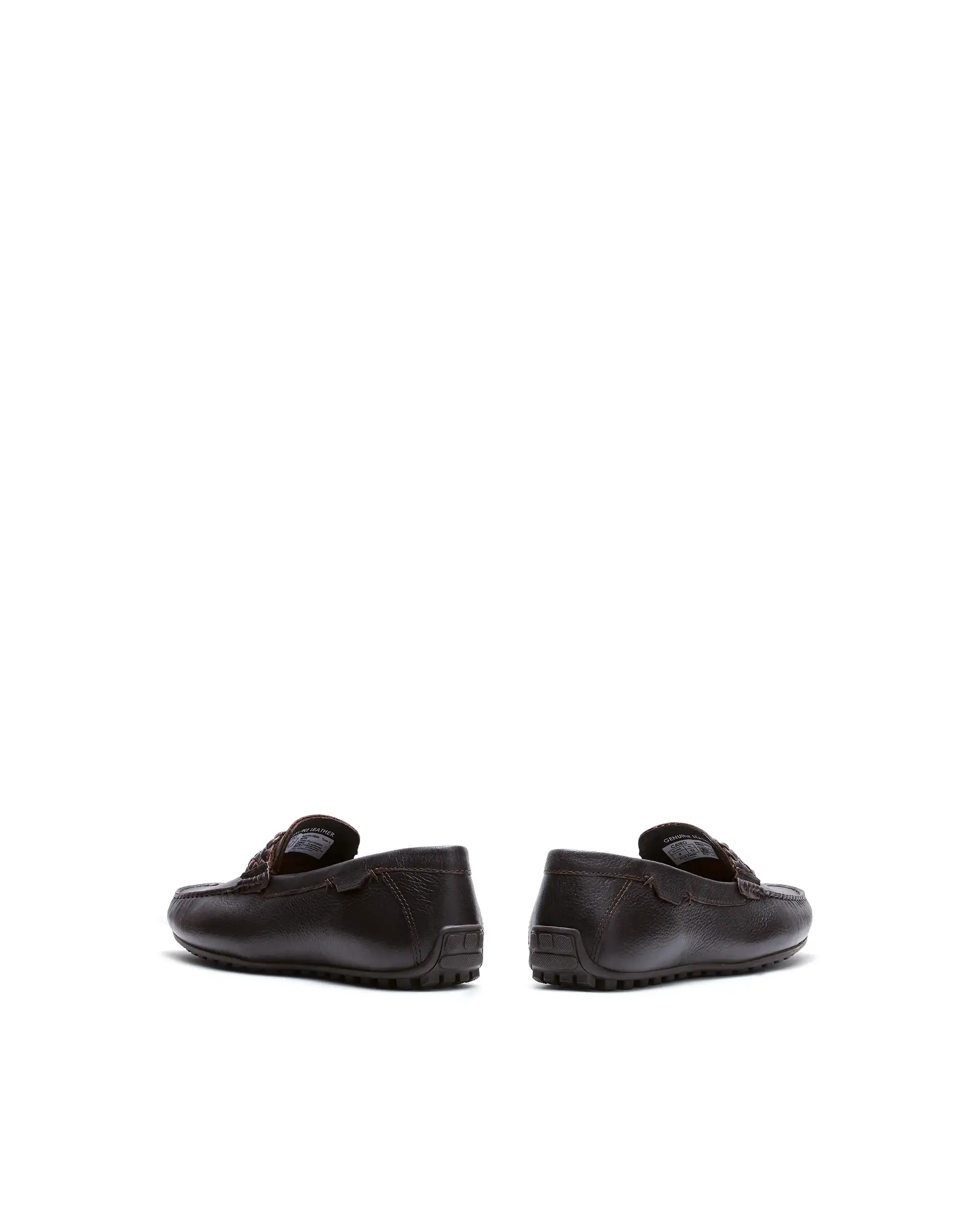 Rare Rabbit Men's Cairo Brown Leather Drivers - Image 4