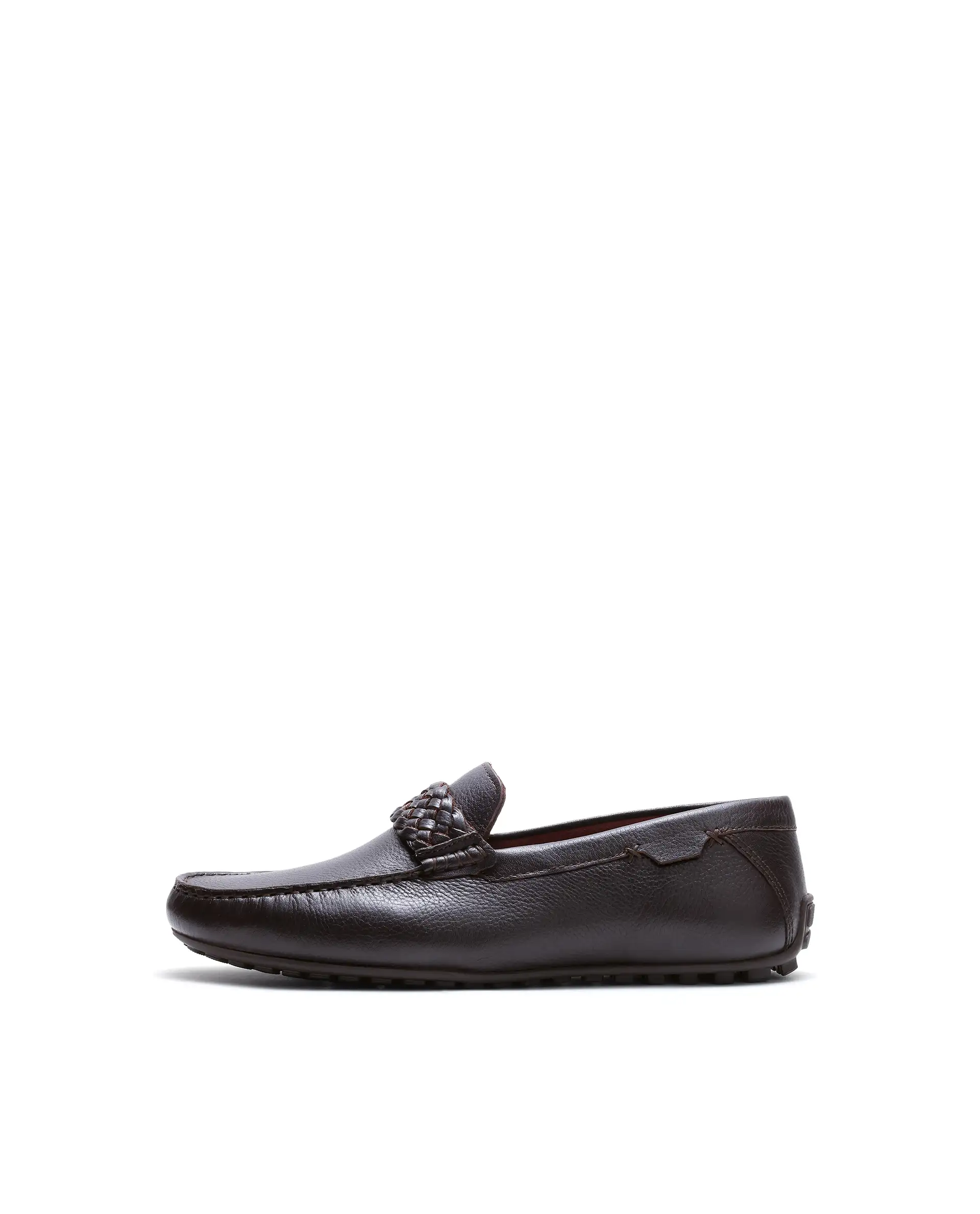Rare Rabbit Men's Cairo Brown Leather Drivers - Image 7