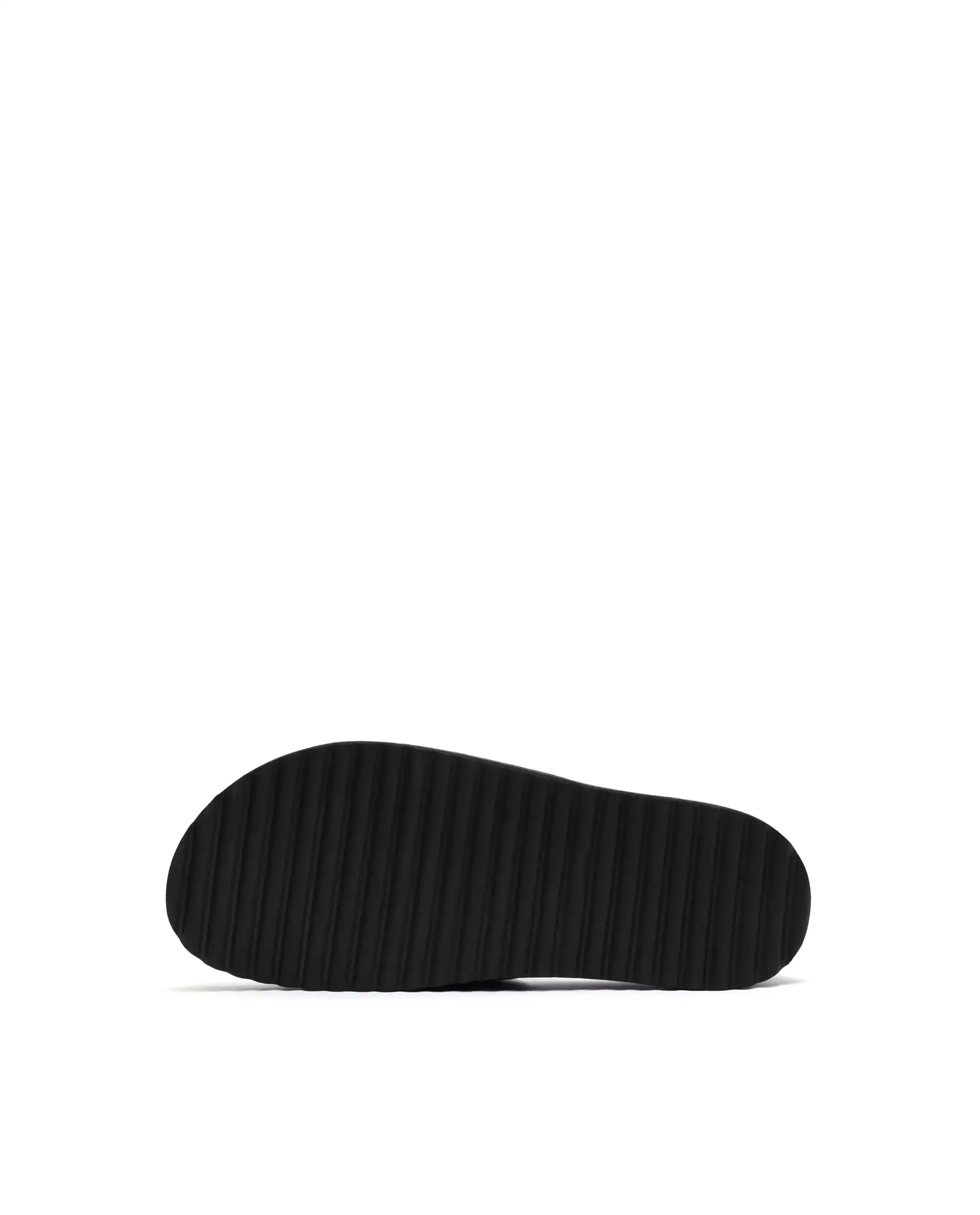Rare Rabbit Men Camden Black Leather Slip-On Closure Sandal - Image 8