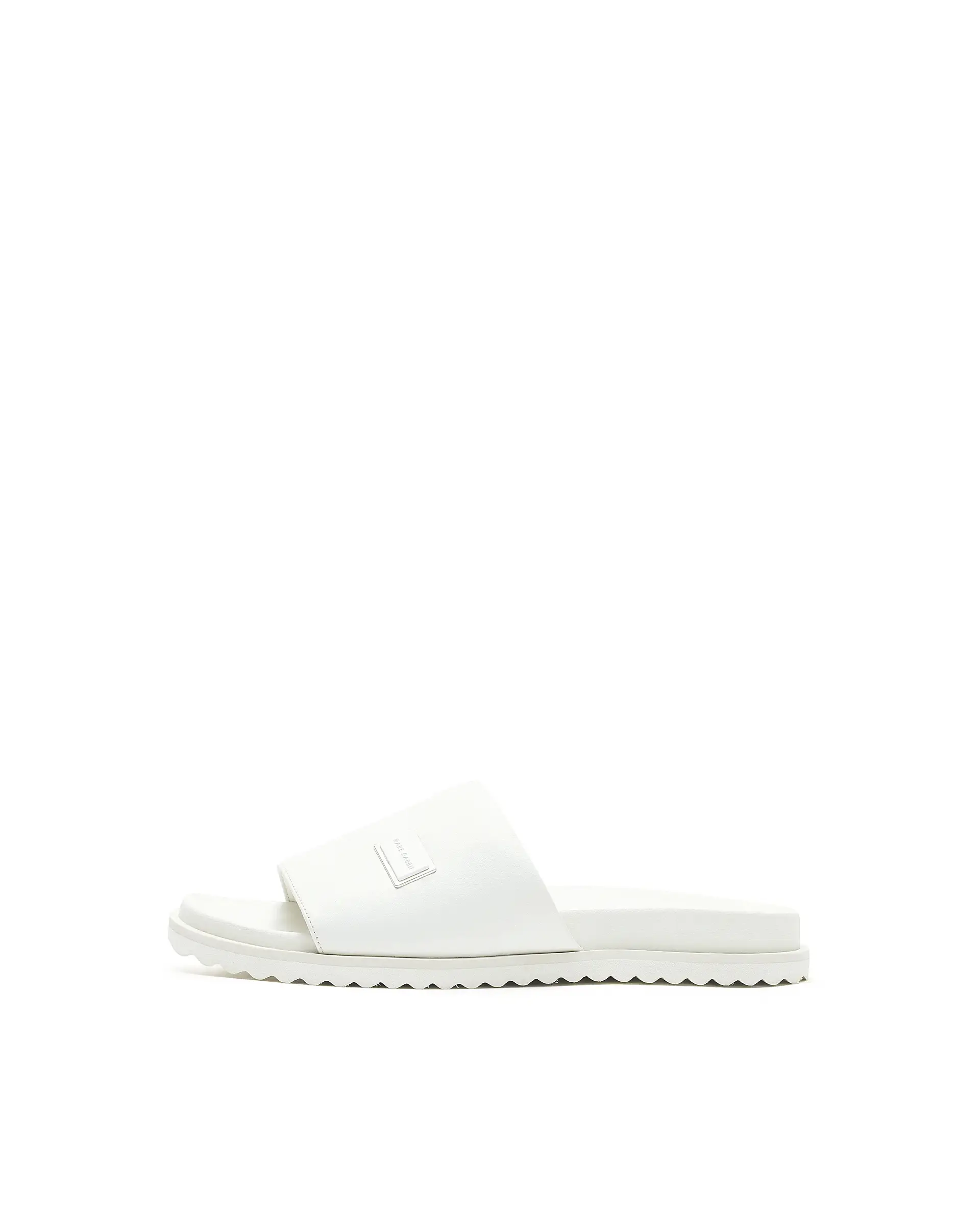 Rare Rabbit Men Camden White Slip-On Closure Sandal - Image 8