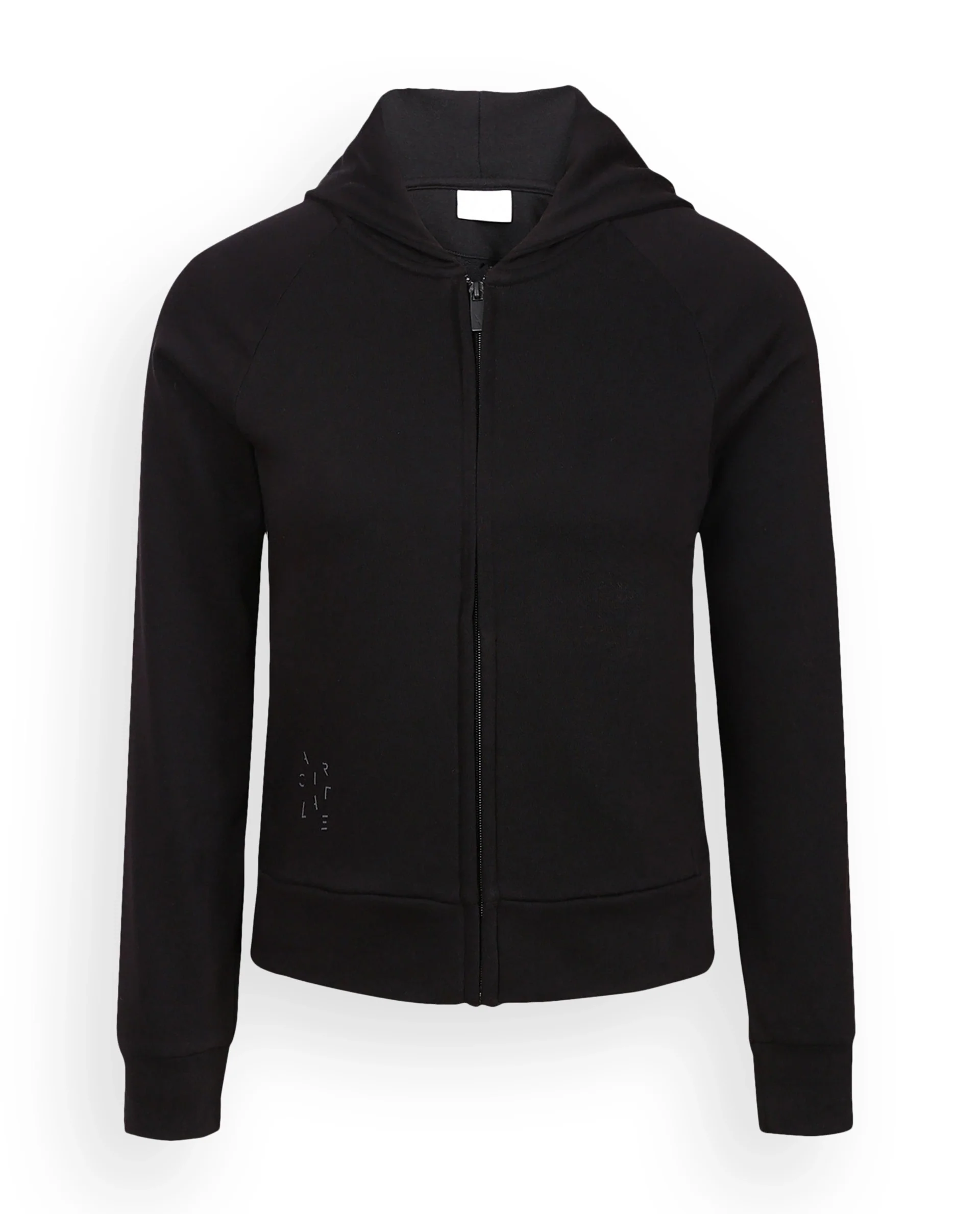 Rareism Women's Medium Weight Terry 290 Gsm Cotton Blend Hooded Plain Regular Fit Jacket - Image 2