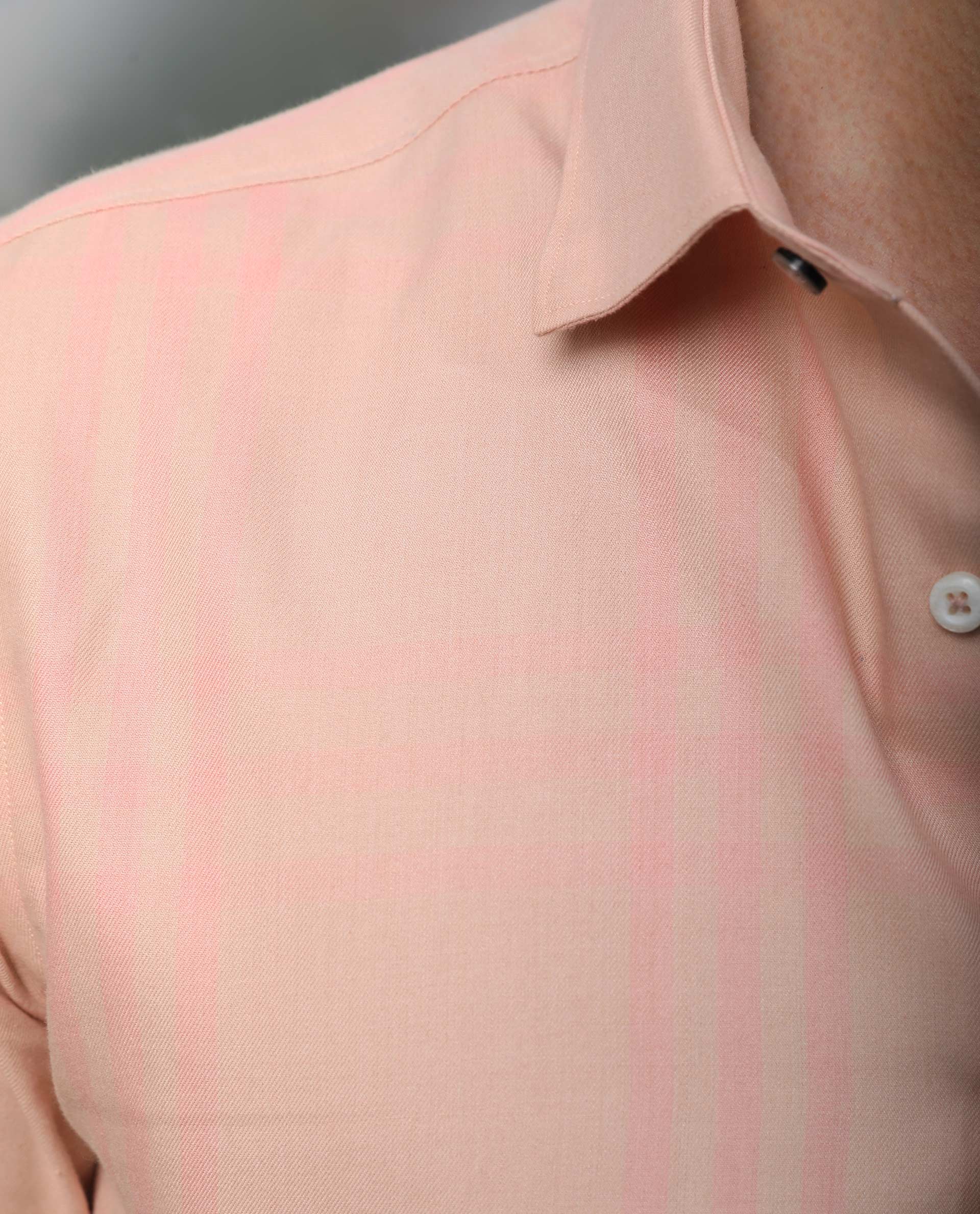 Rare Rabbit Men's Carnet Dusky Pink Cotton Checked Print Regular Fit Full Sleeve Collared Shirt - Image 4