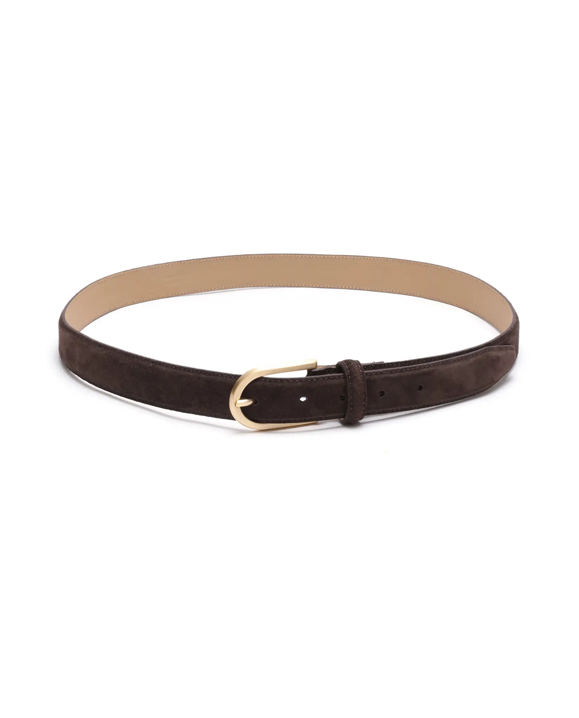 Rare Rabbit Men Cava Coffee Brown Leather Belt - Image 5