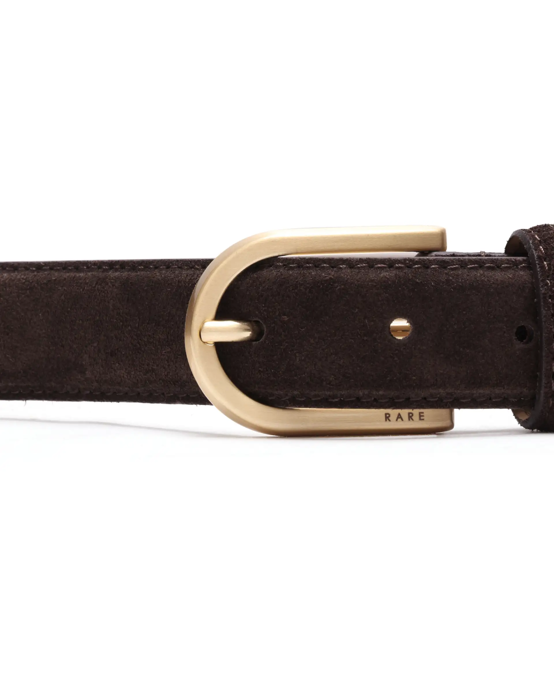 Rare Rabbit Men Cava Coffee Brown Leather Belt - Image 6