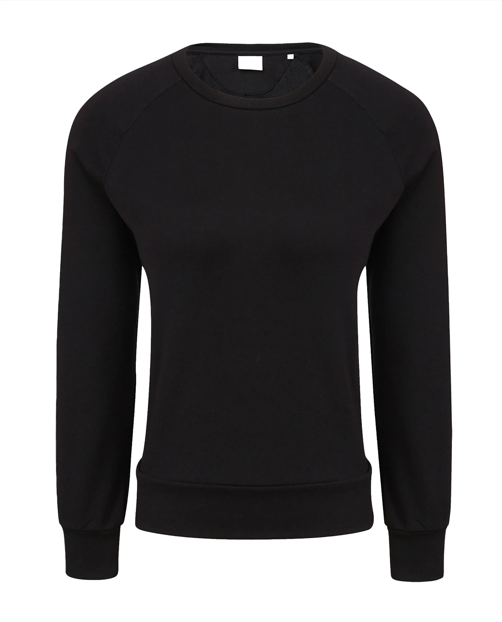Rareism Women's Medium Weight Terry 290 Gsm Cotton Blend Crew Neck Plain Cuffed Sleeve Relaxed Fit Sweatshirt - Image 4