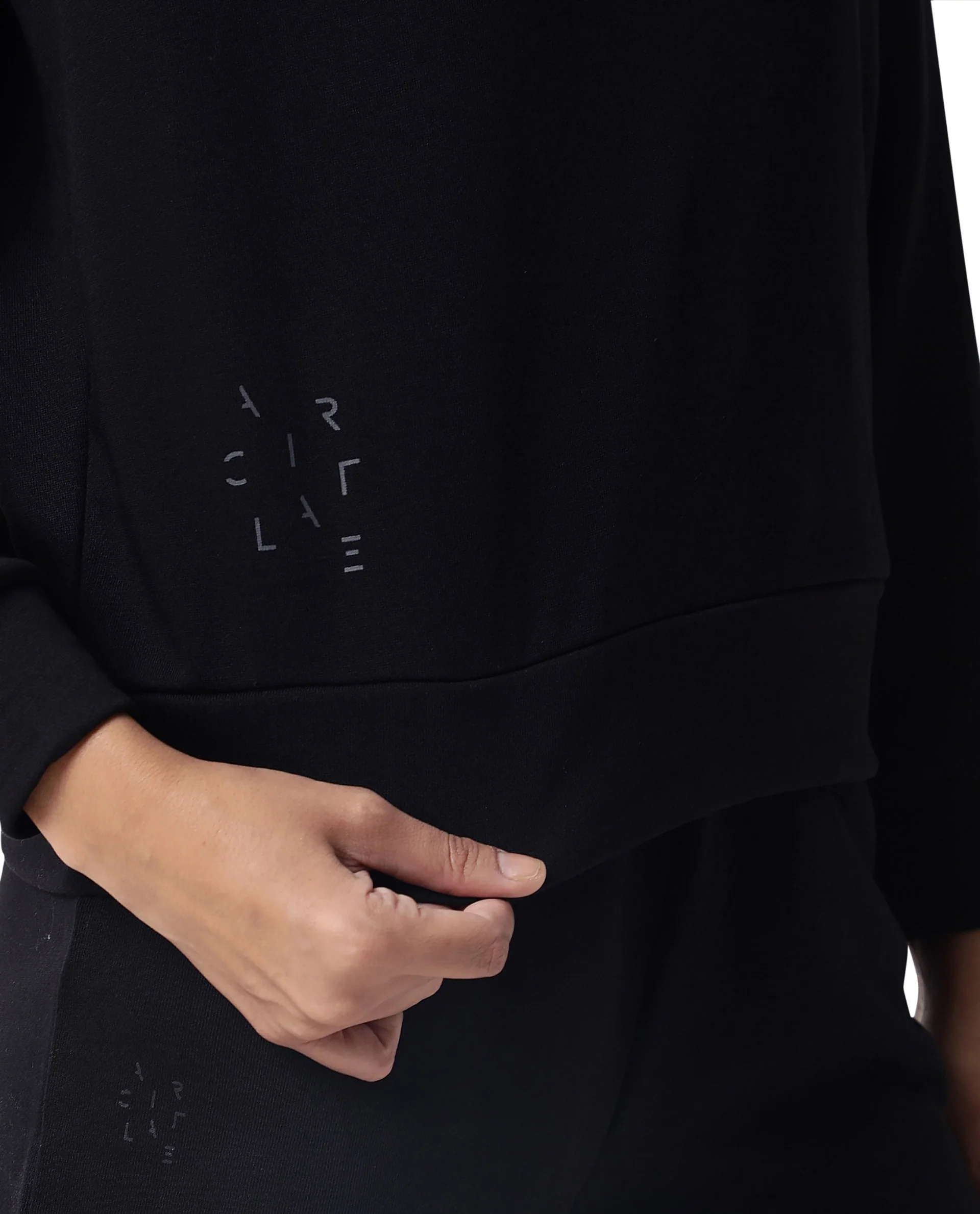 Rareism Women's Medium Weight Terry 290 Gsm Cotton Blend Crew Neck Plain Cuffed Sleeve Relaxed Fit Sweatshirt - Image 5
