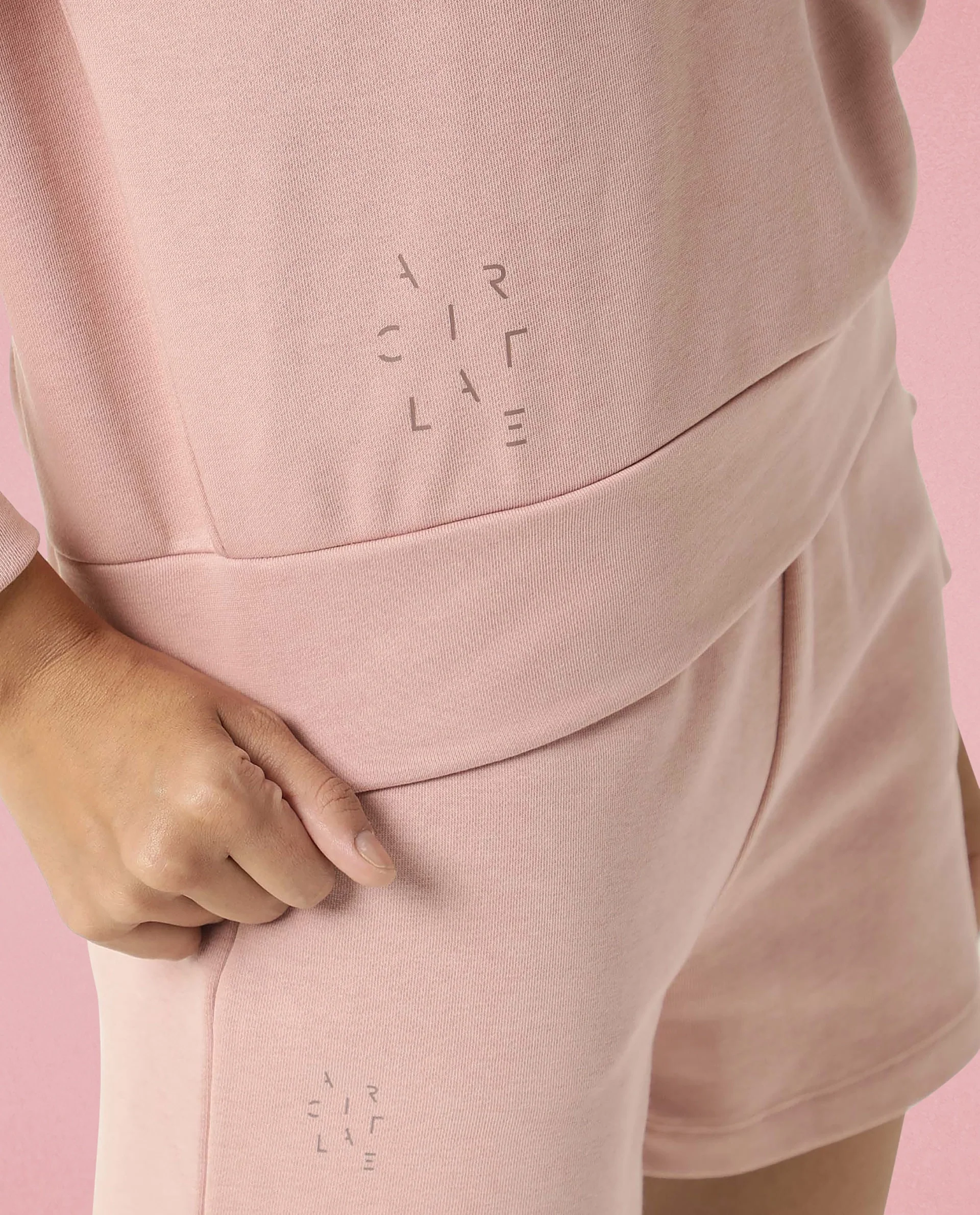 Rareism Women's Medium Weight Terry 290 Gsm Cotton Blend Crew Neck Plain Cuffed Sleeve Relaxed Fit Sweatshirt - Image 3