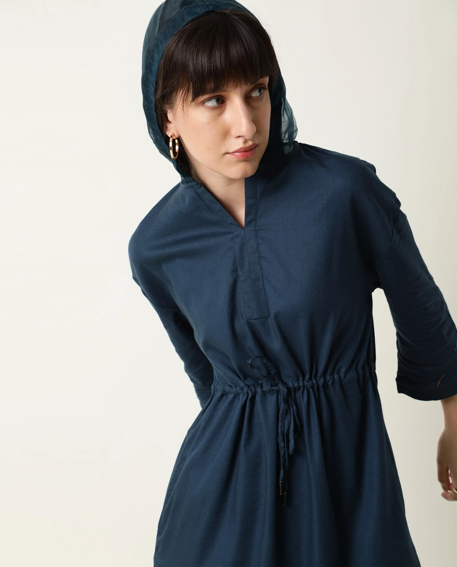 Rareism Women's Chalk Petrol Dress - Image 2