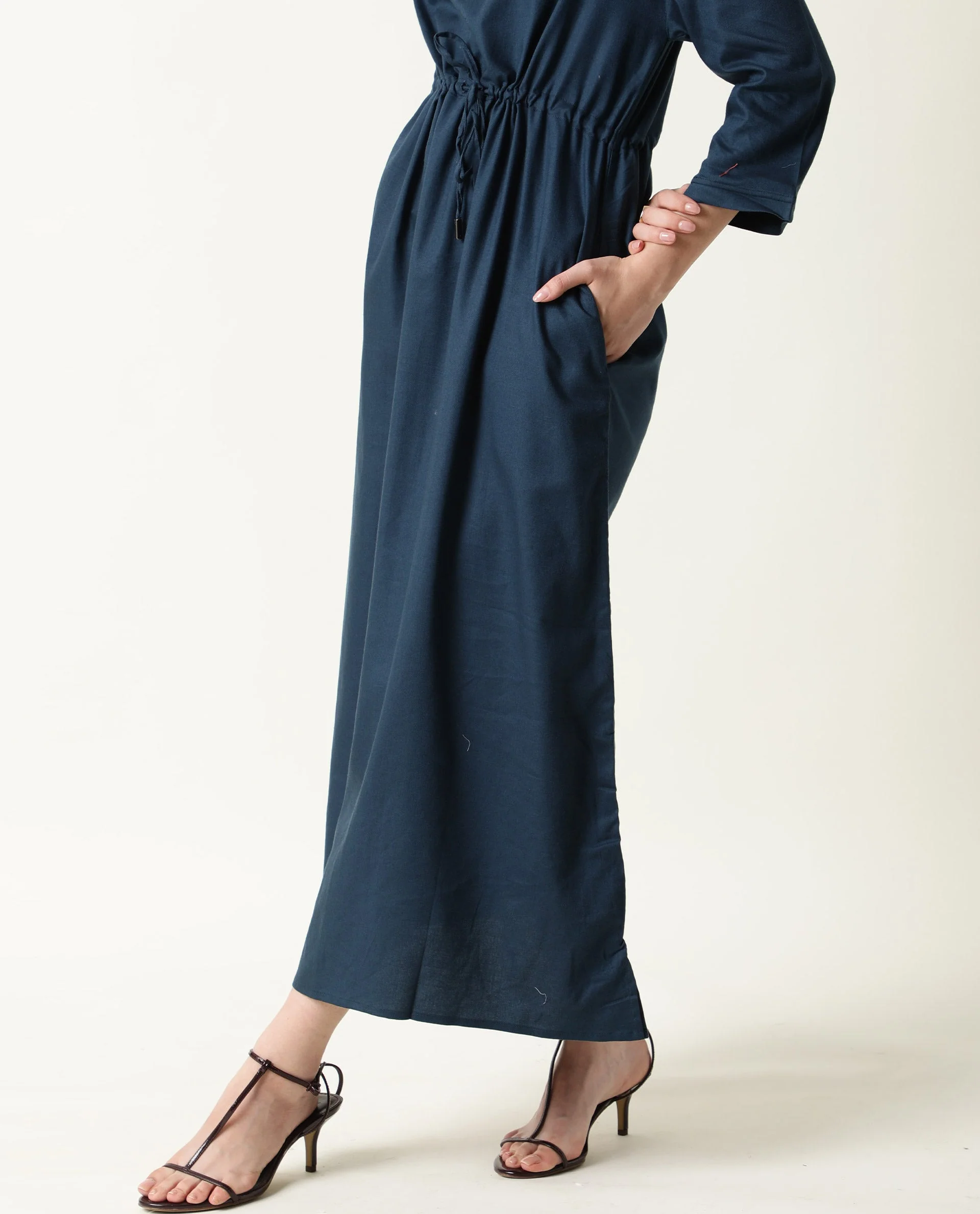 Rareism Women's Chalk Petrol Dress - Image 4