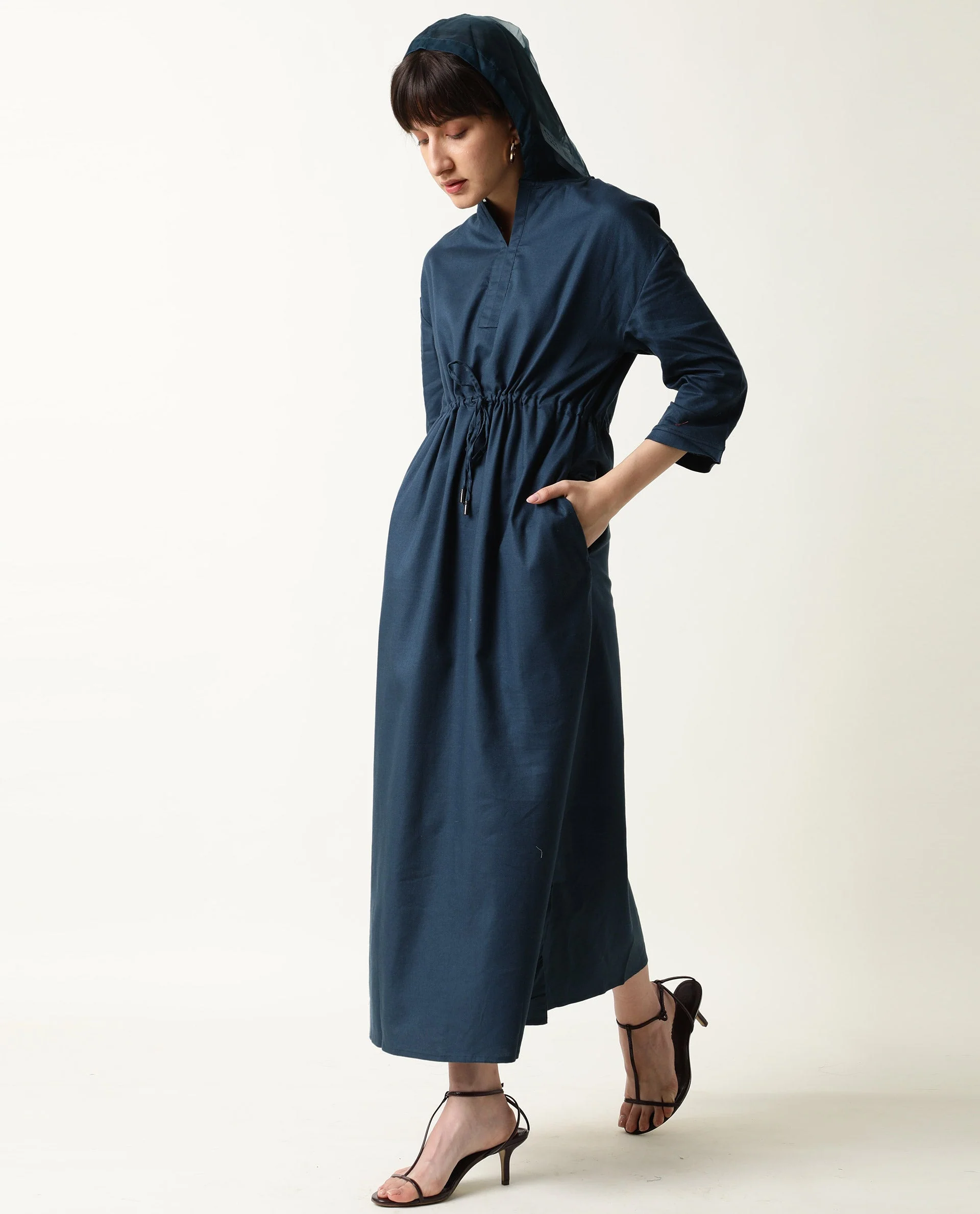 Rareism Women's Chalk Petrol Dress - Image 6