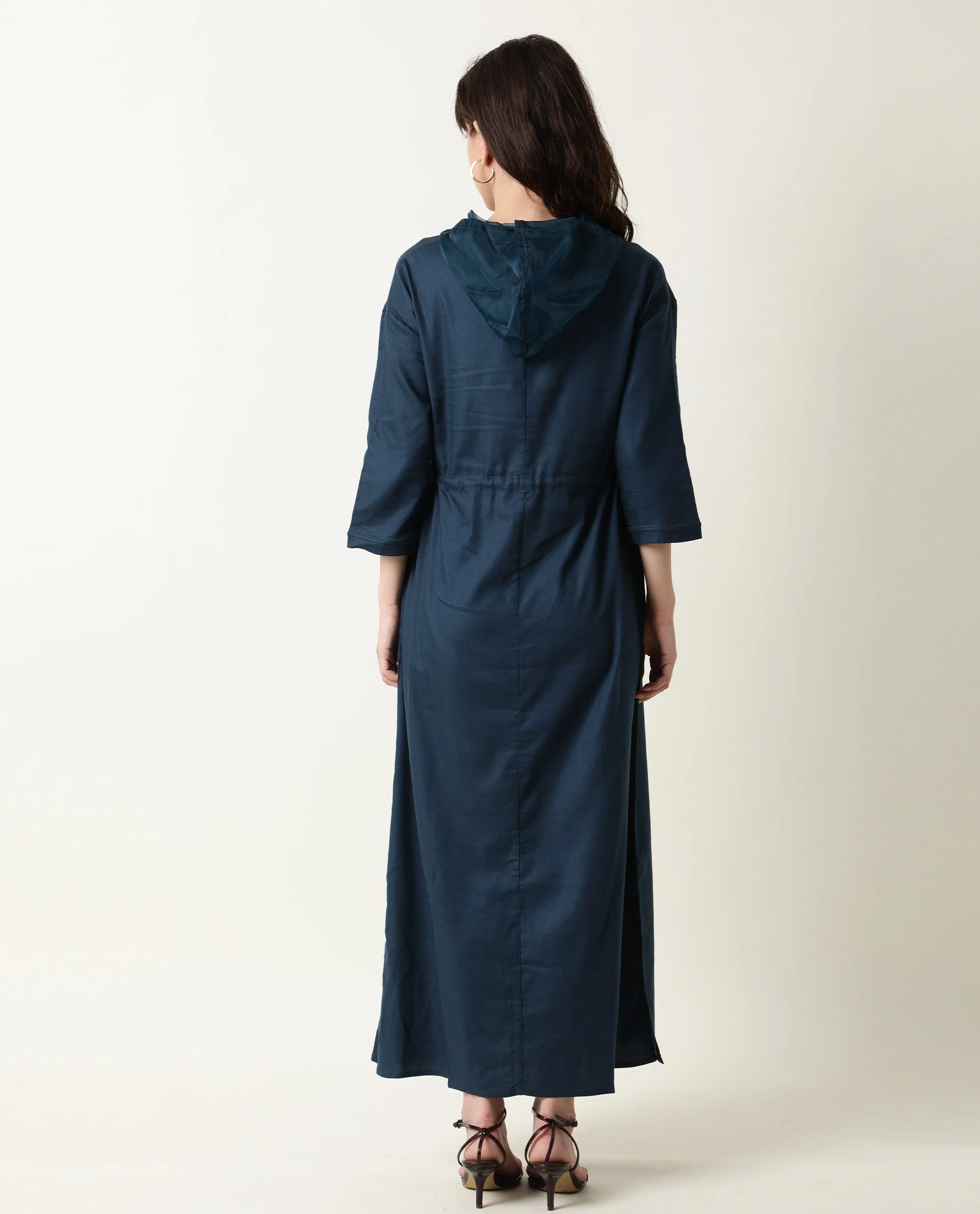 Rareism Women's Chalk Petrol Dress - Image 8
