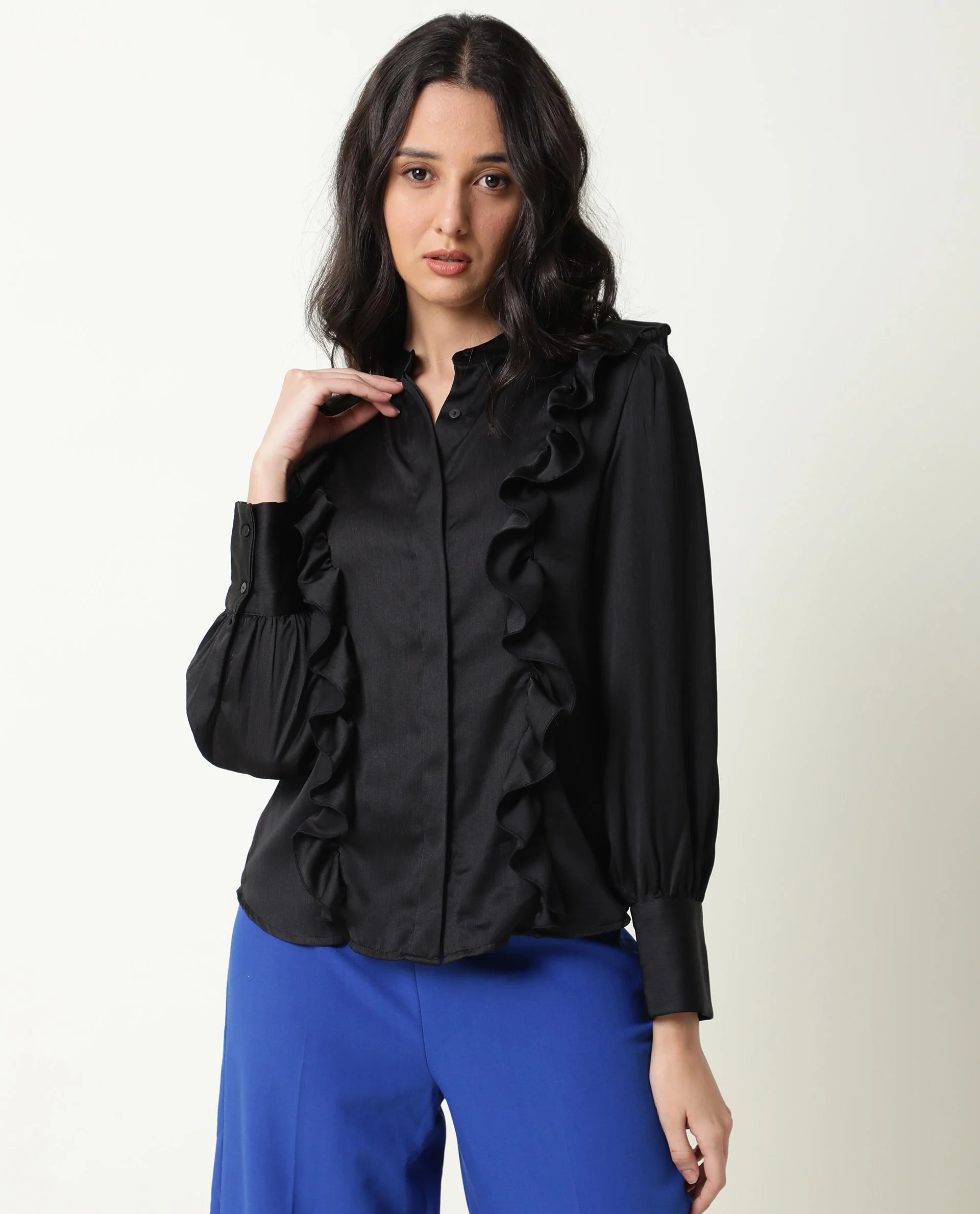 Rareism Women's Chamomile Black Top - Image 2