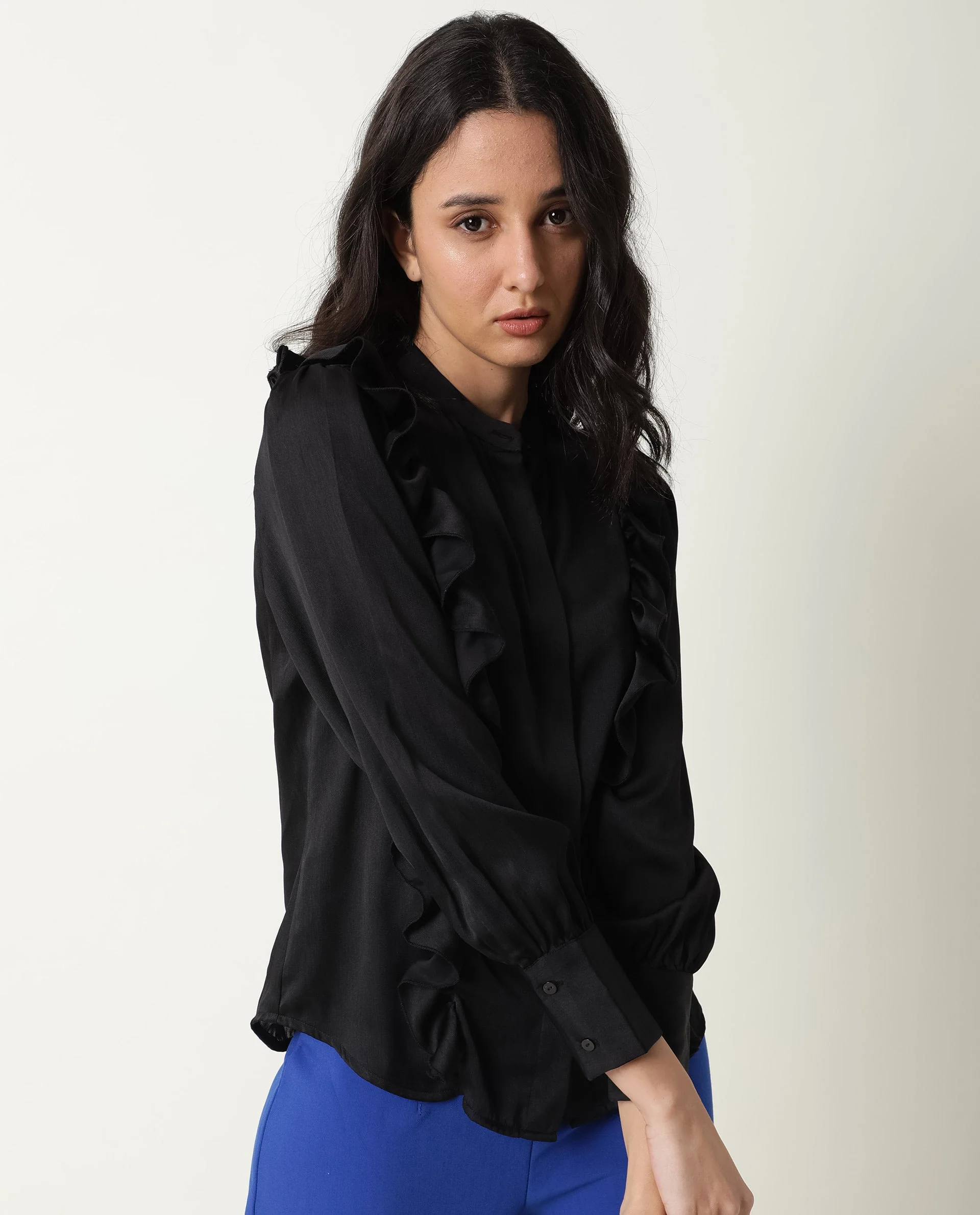 Rareism Women's Chamomile Black Top - Image 5