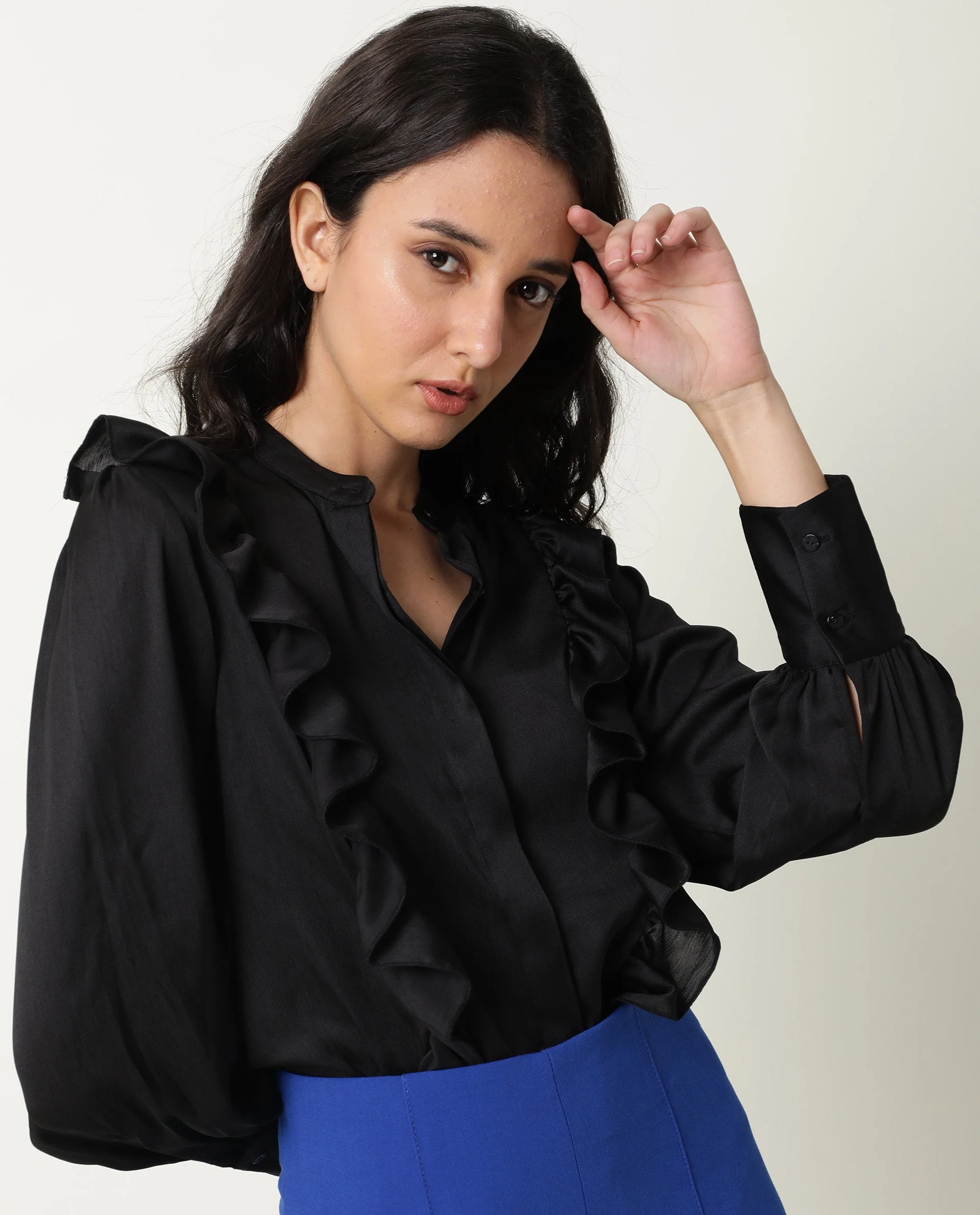 Rareism Women's Chamomile Black Top - Image 8