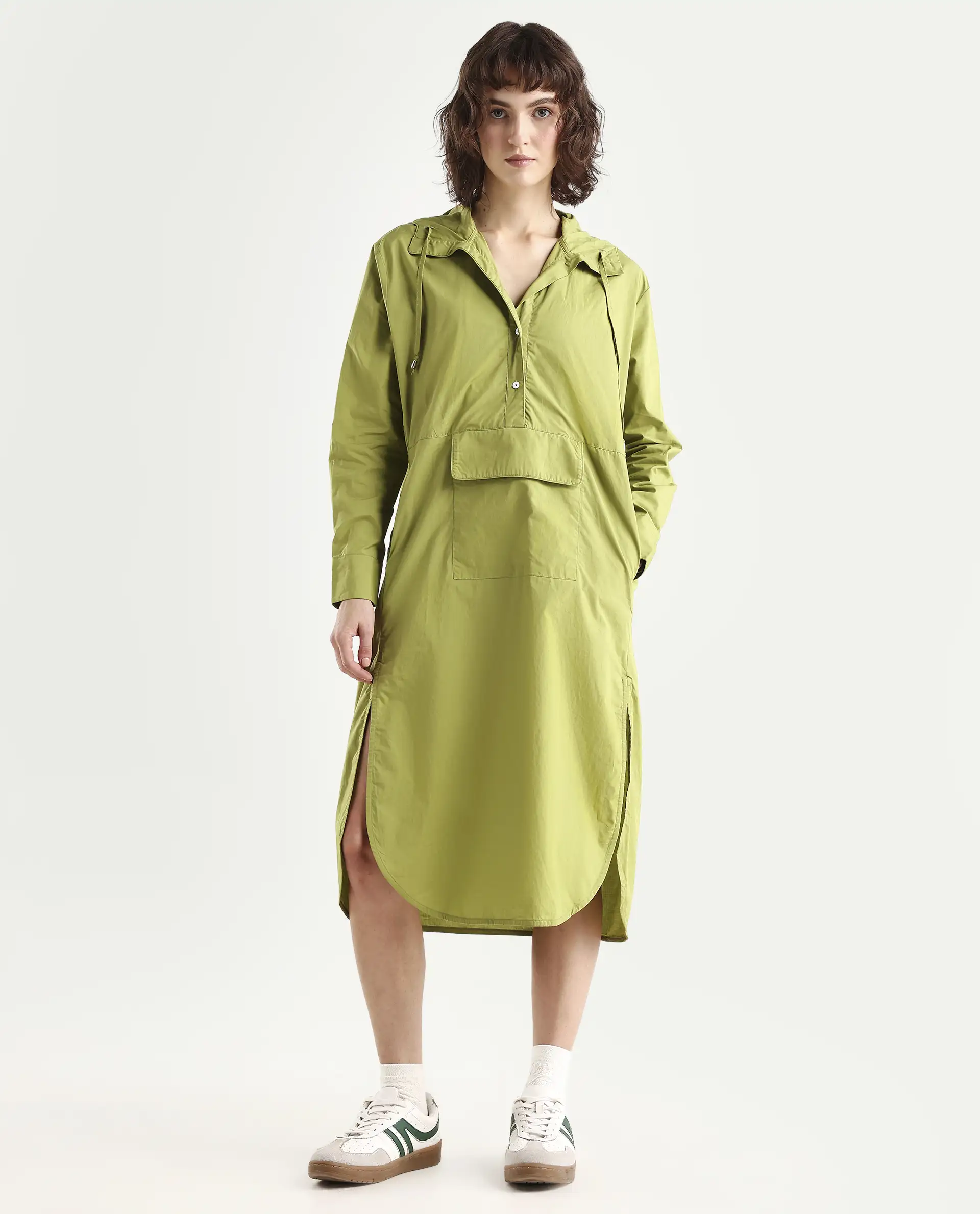 Rareism Women's Chills Green Dress - Image 3